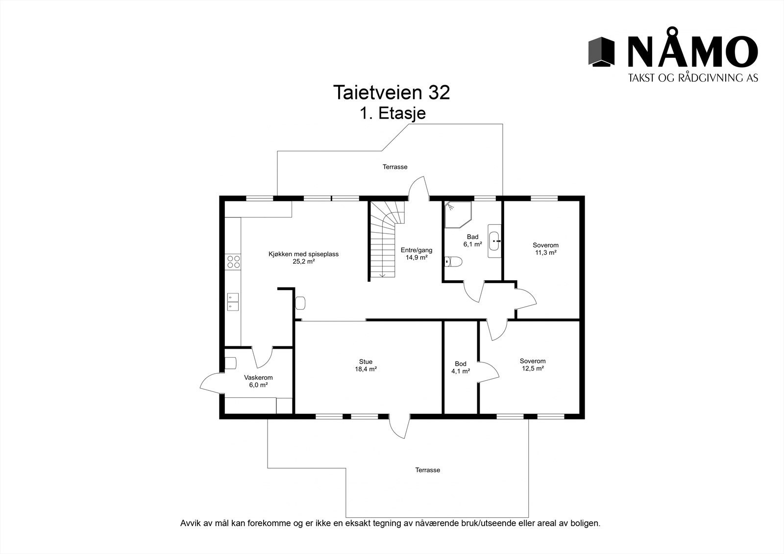 Plantegning 1. etasje. Galleribilde