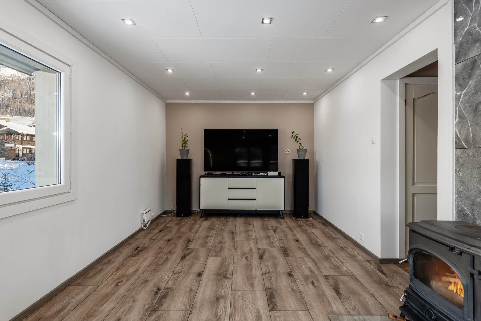 Tv-kroken i stuen Galleribilde