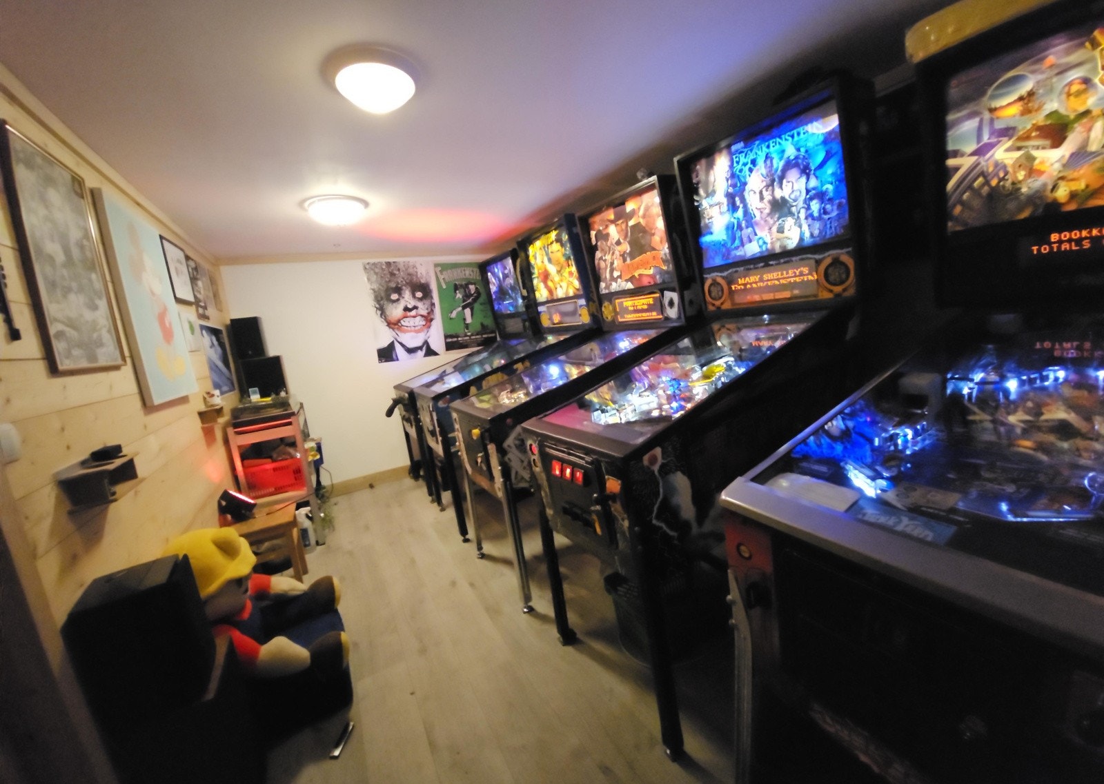 Hobbyrom i underetasjen Galleribilde