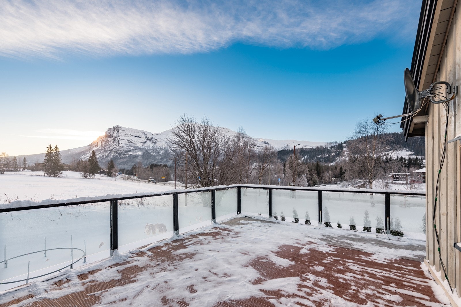 Nydelig utsikt mot Hydefossen Galleribilde