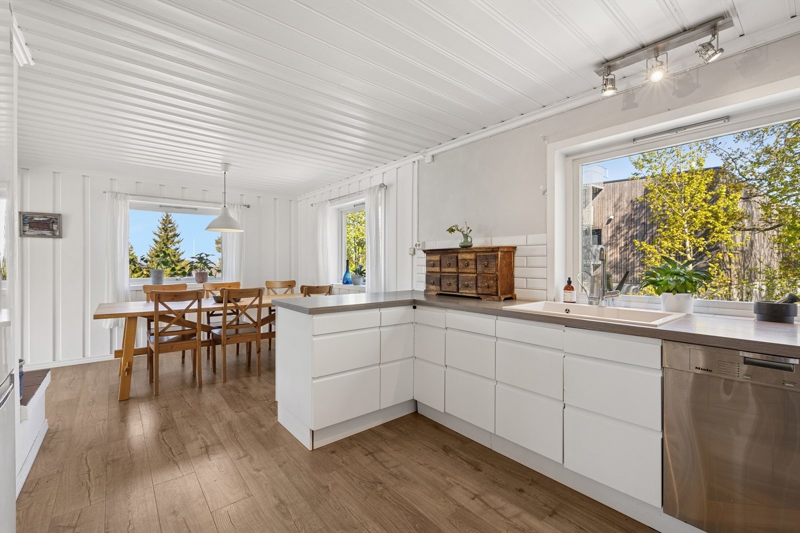 Her slippes det inn godt med naturlig lys. Galleribilde