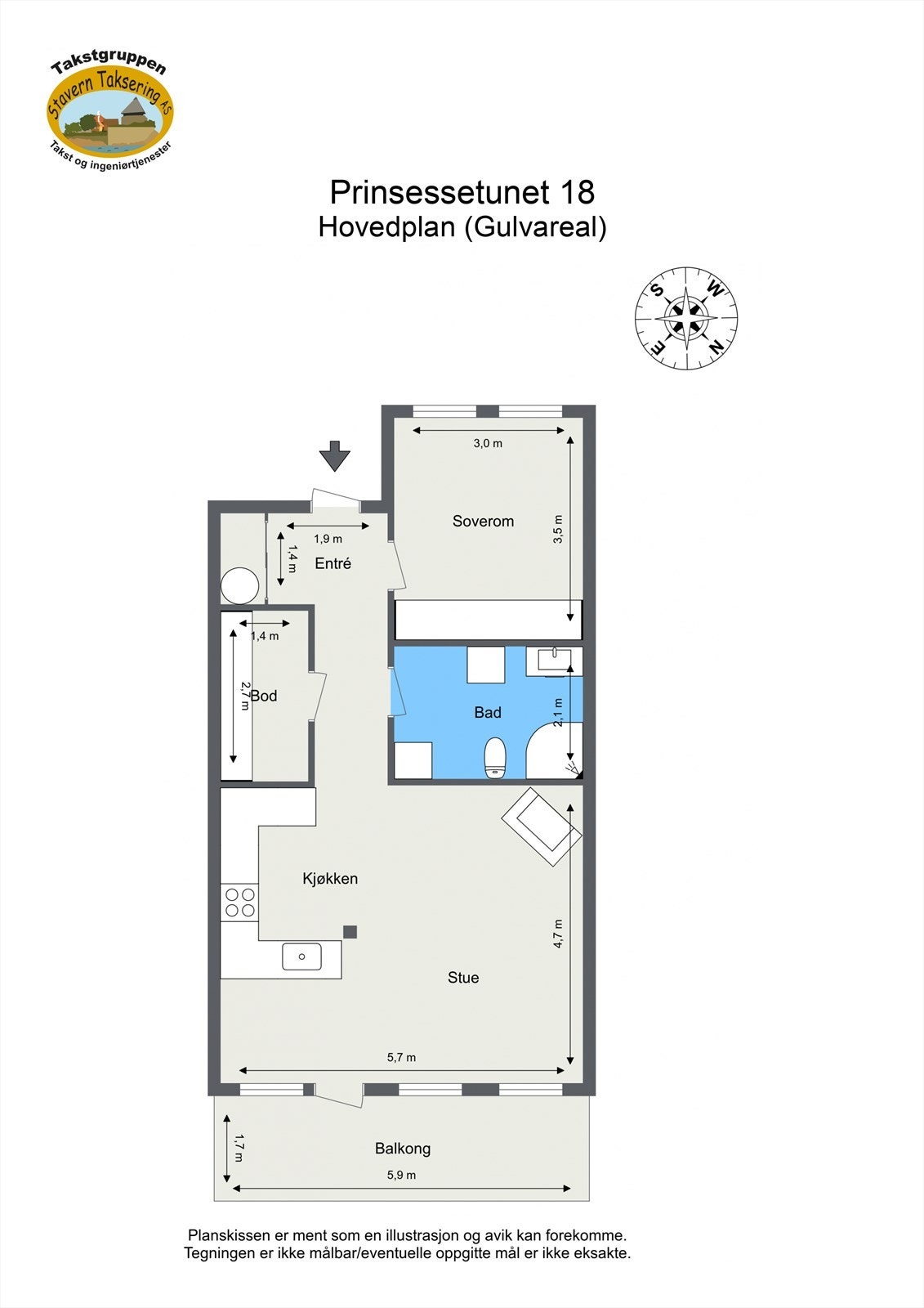 Plantegning Galleribilde