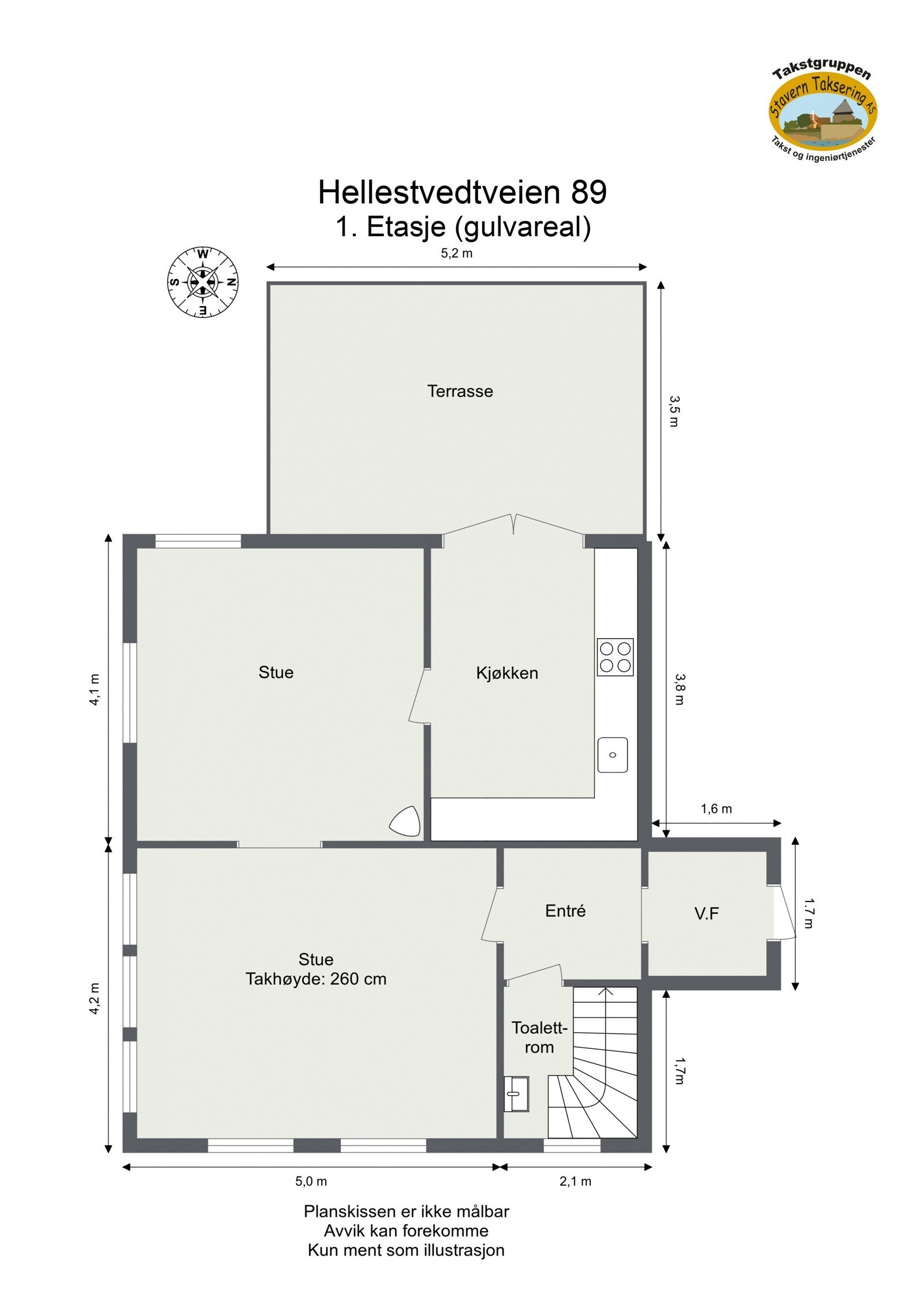 Hellestvedtveien 89 - 2D - 1. Etasje (gulvareal) - Letterhead Galleribilde