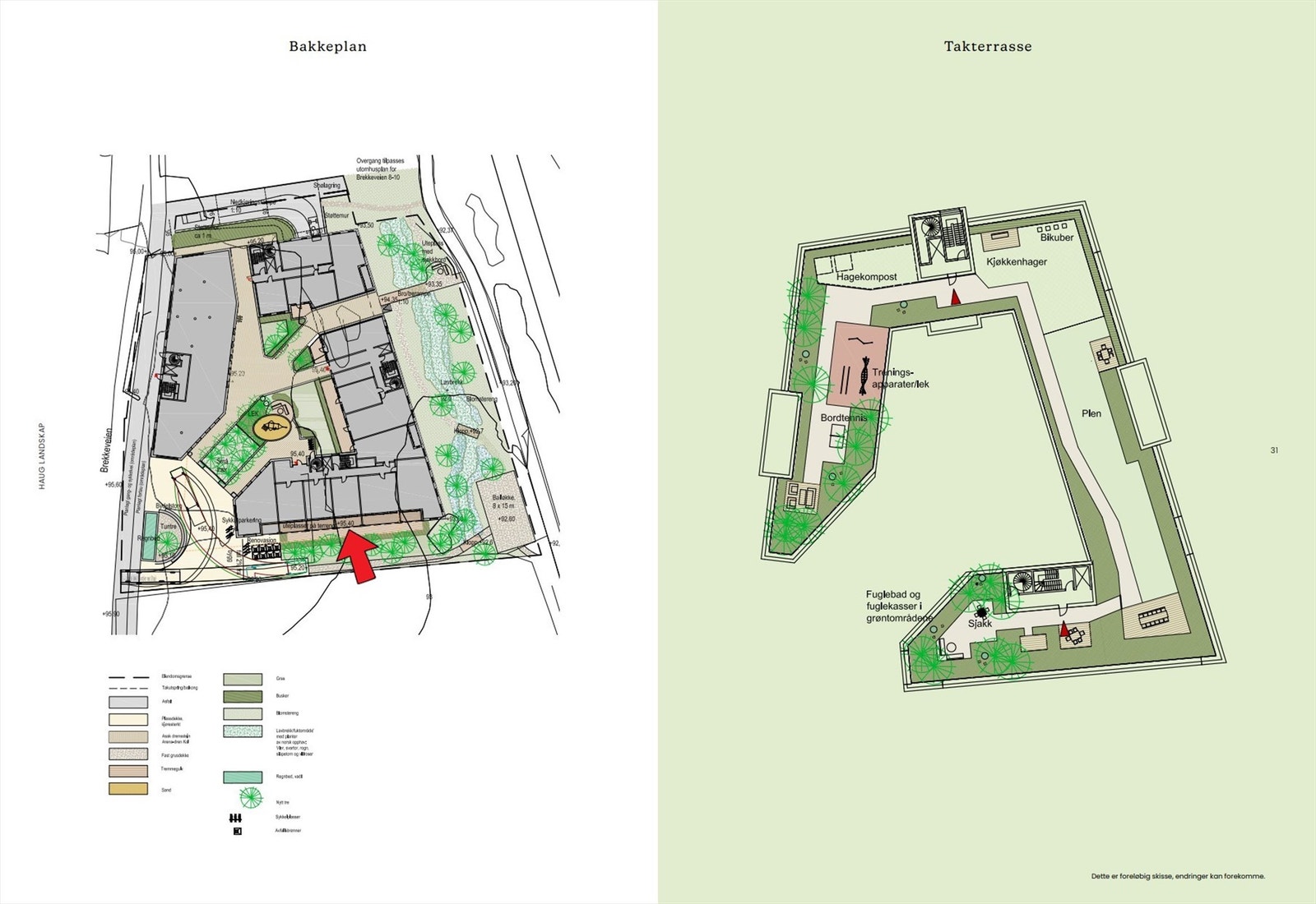 Illustrasjon utomhus og takterrasser. Avvik kan forekomme. Galleribilde