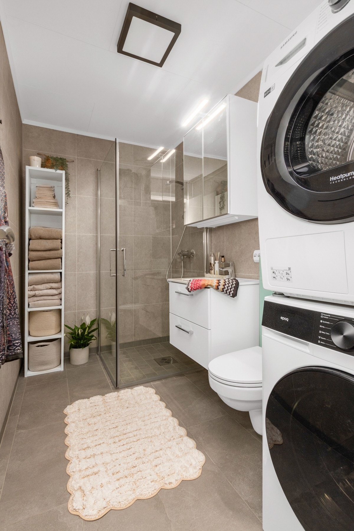 Totalrenovert bad. Galleribilde