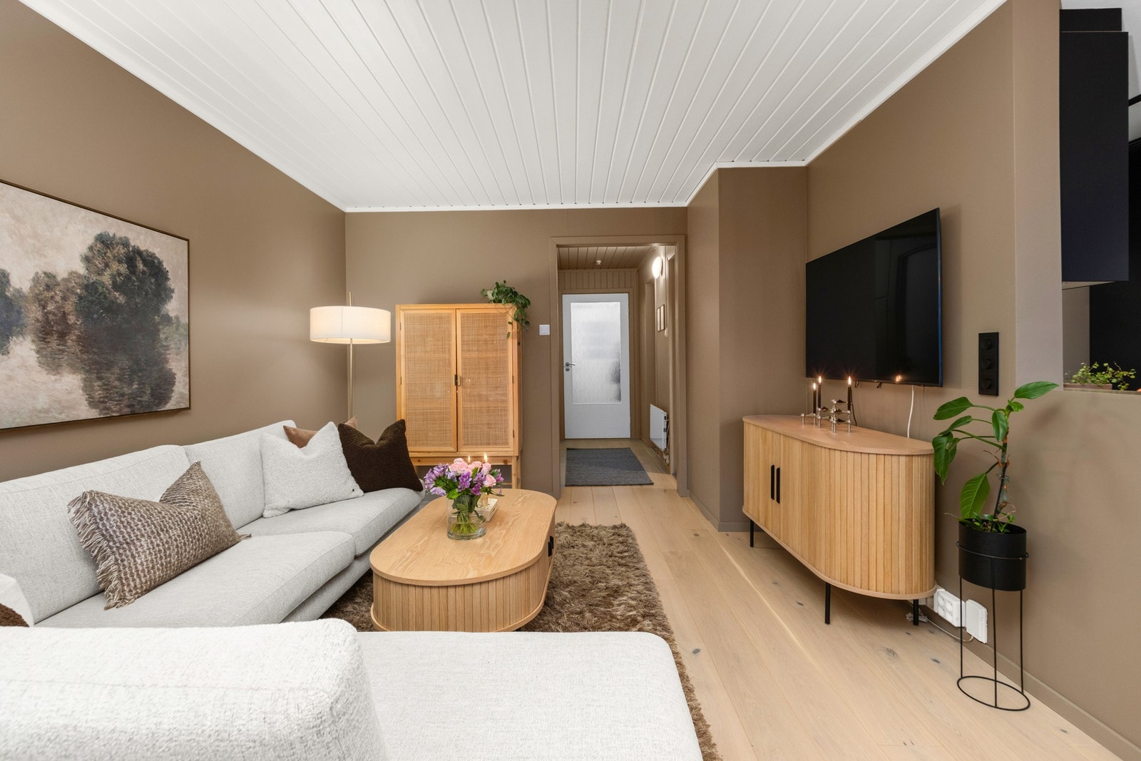 Leiligheten har en gjennomgående pen standard. Galleribilde