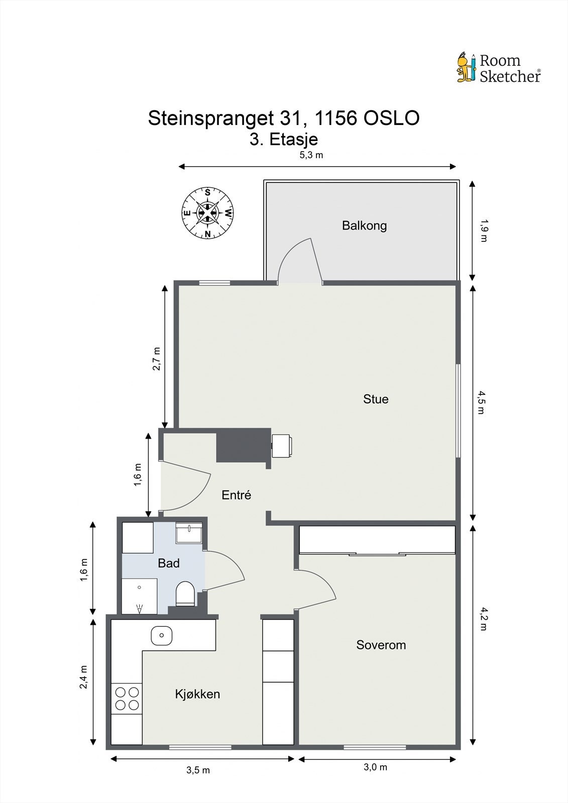 Planskisse. Galleribilde