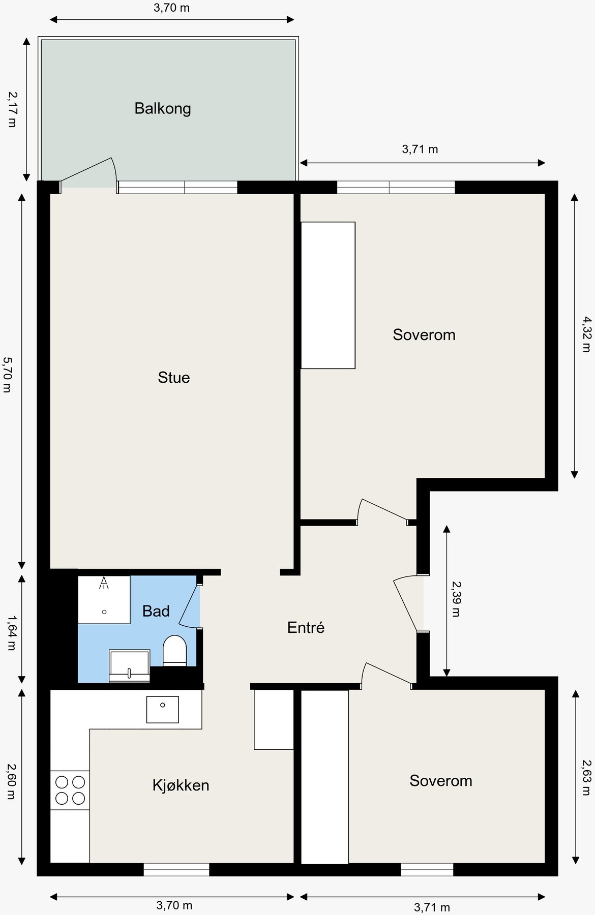 Plantegning Galleribilde