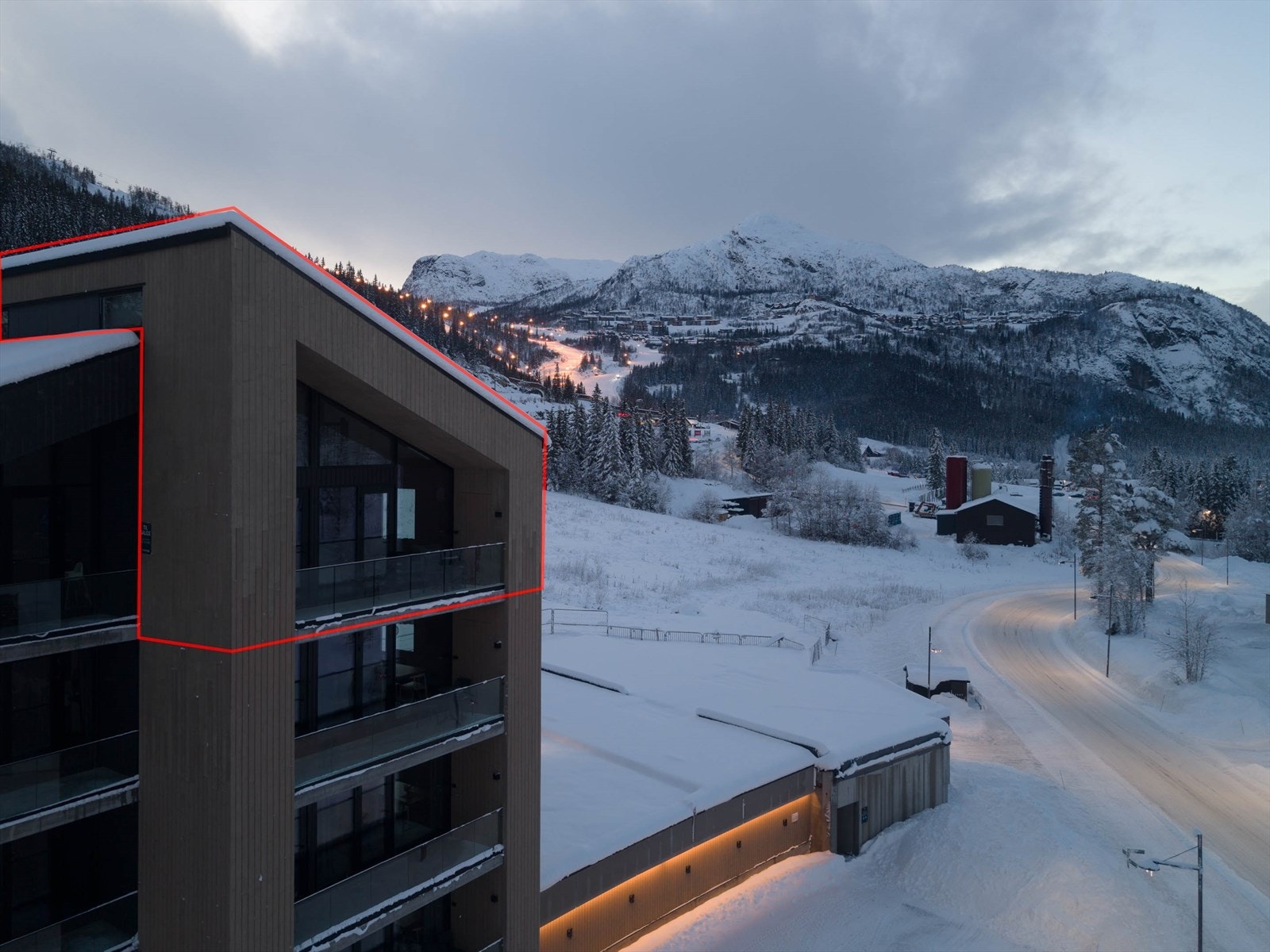 Fjellemegleren har gleden av å presentere - Totteskogen 28 leilighet 406. Topp og hjørneleilighet med utsikt mot alpinanlegge! Galleribilde