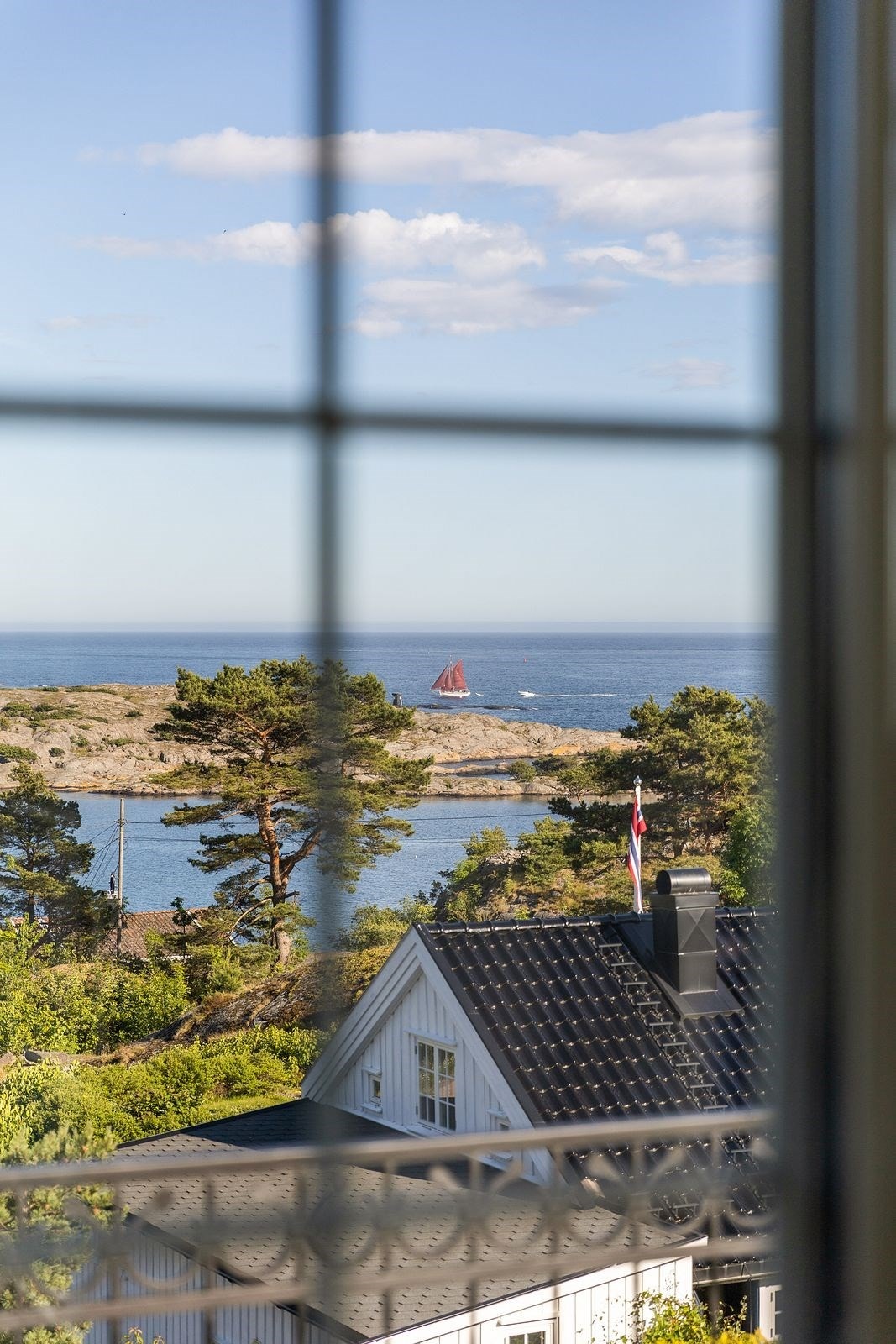 Lekker utsikt mot havet Galleribilde