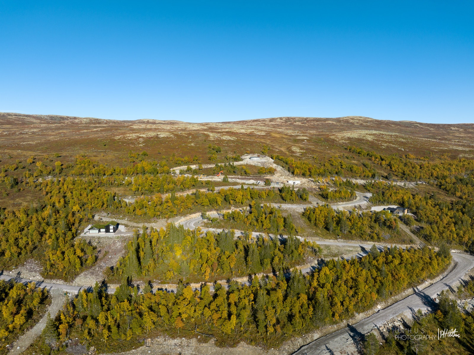 Tomtefelt sett mot vest Galleribilde