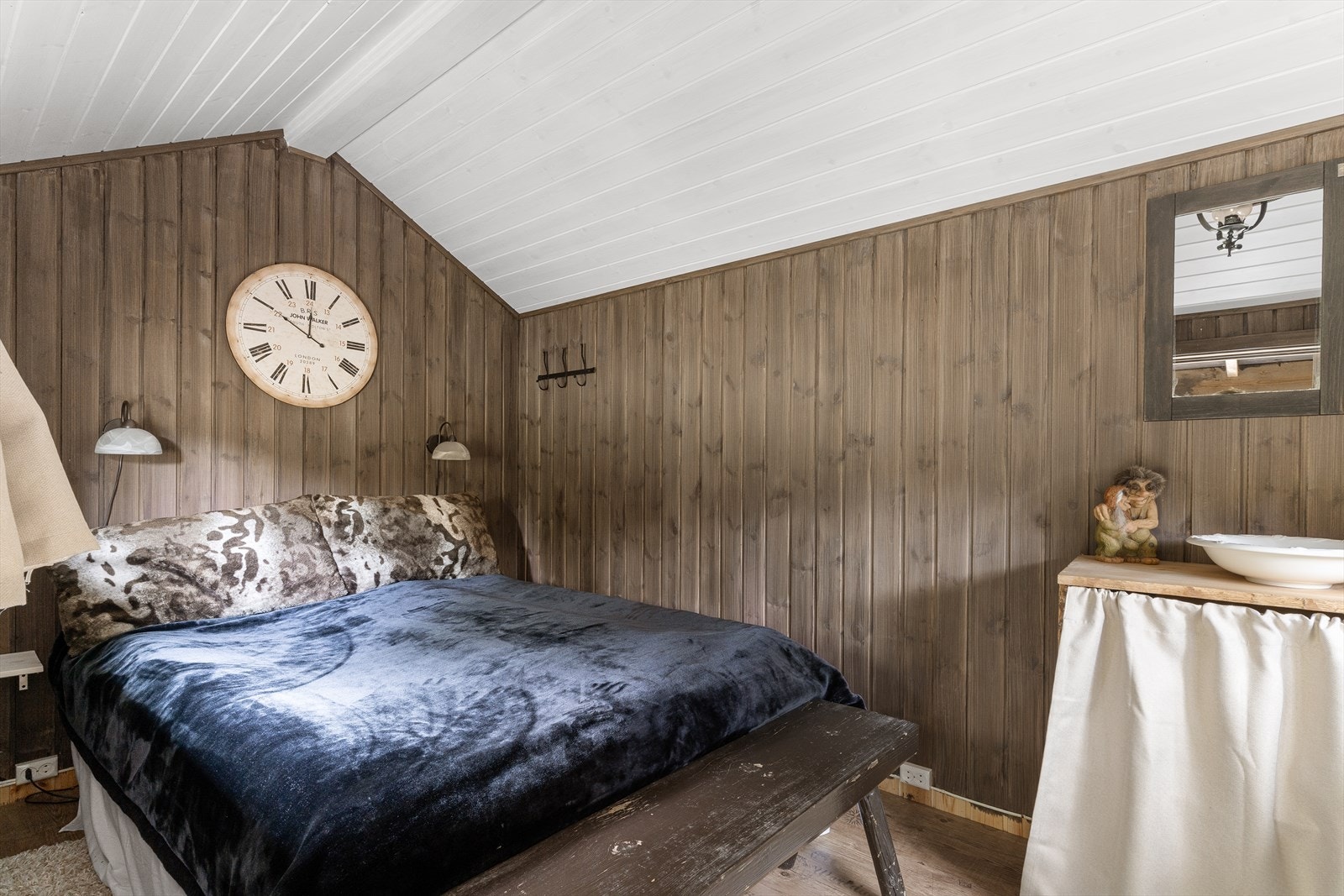 Soverommet i annekset har god plass til dobbeltseng. Galleribilde