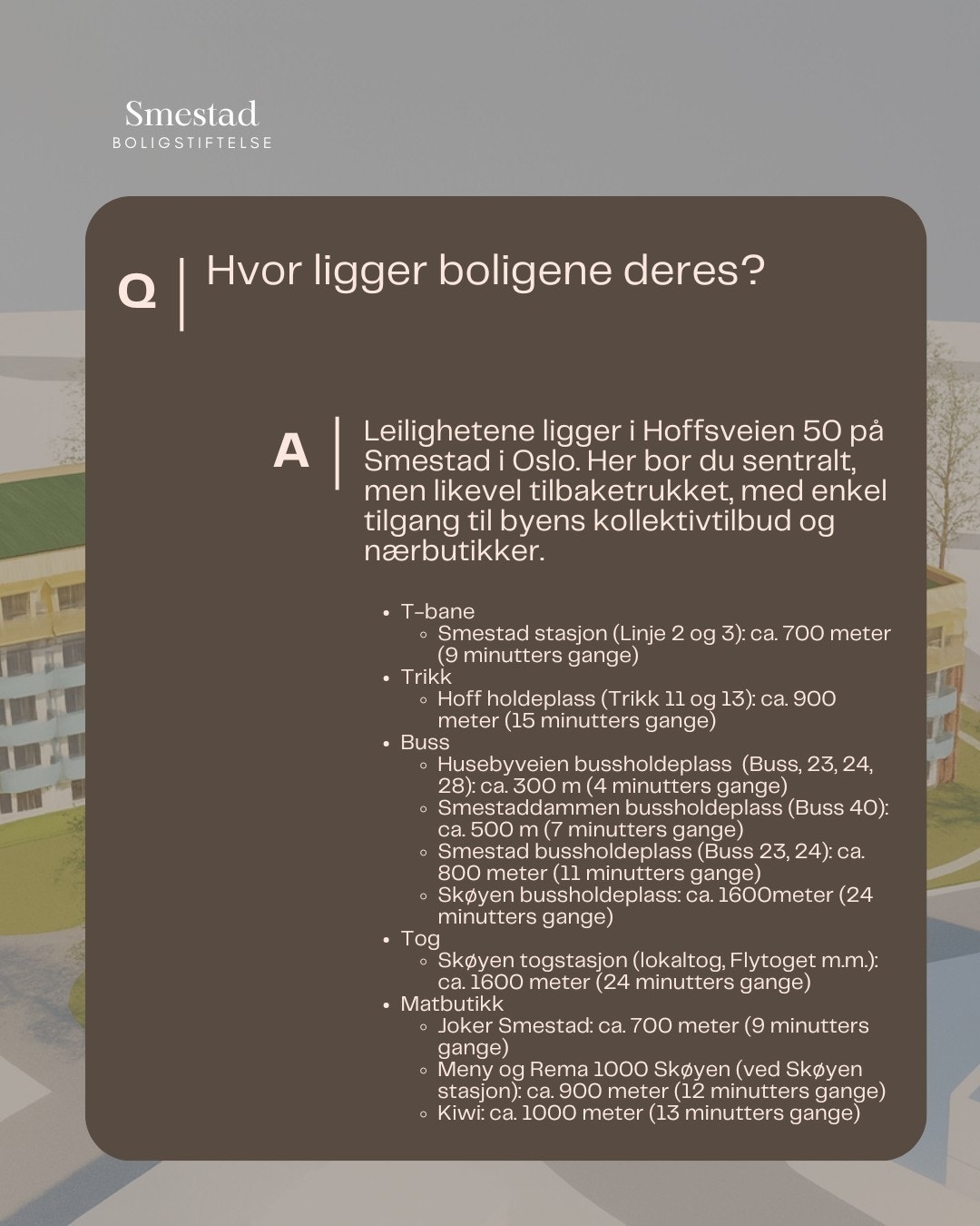 Her finner du noen ofte stilte spørsmål – med tilhørende svar. Galleribilde