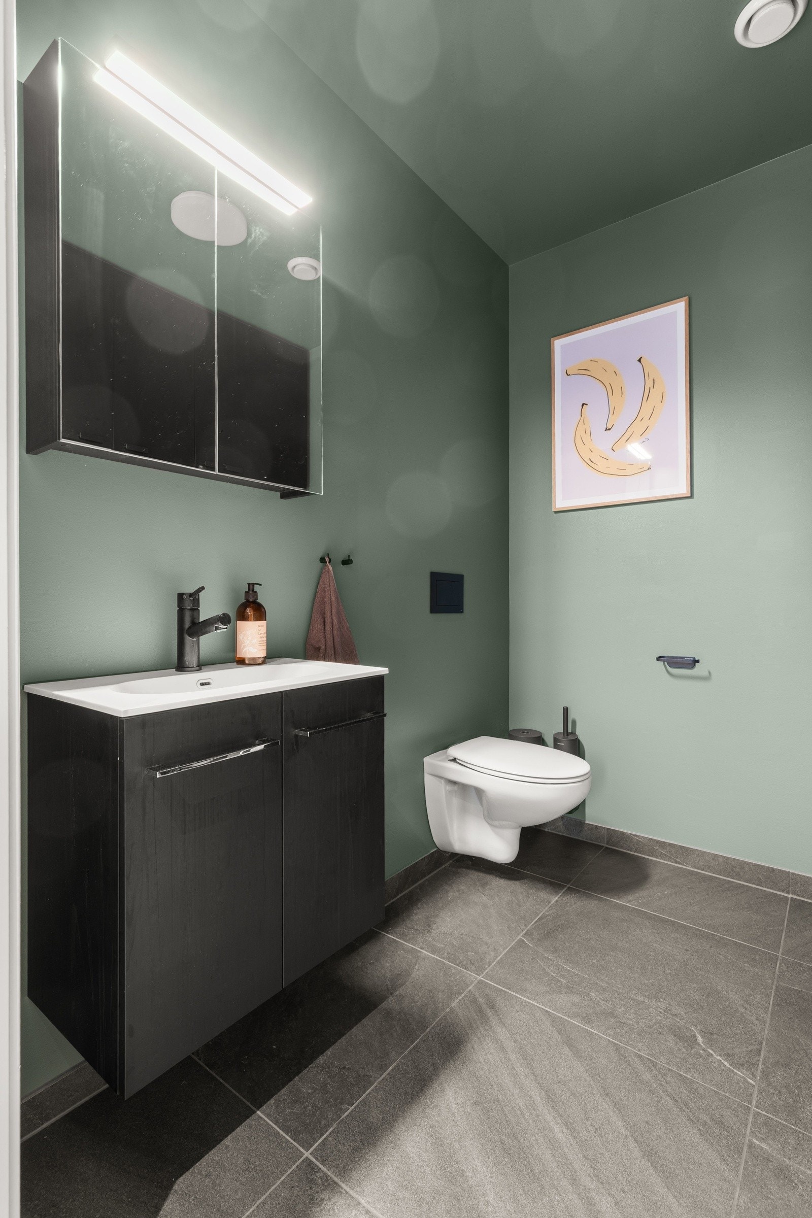 Vaskerommet er både romslig og praktisk, og gir en viktig funksjon som ekstra våtrom. Galleribilde