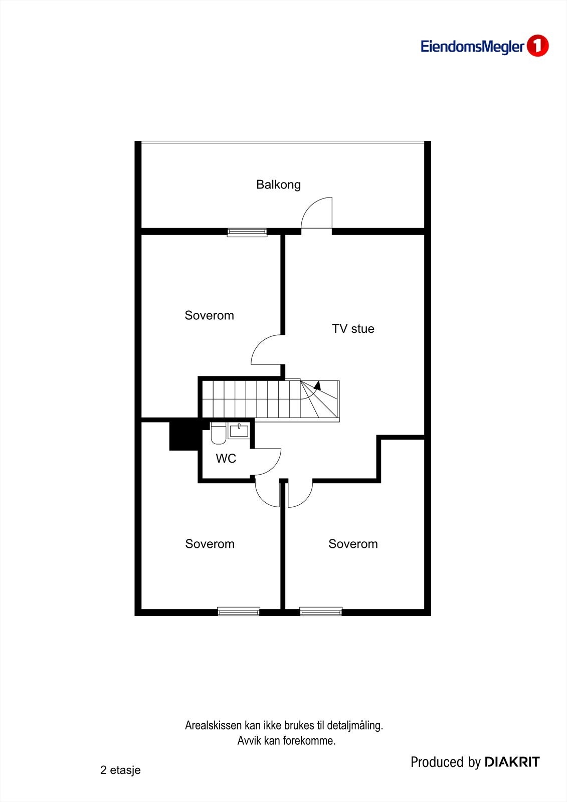 Plantegning 2. etasje. Galleribilde