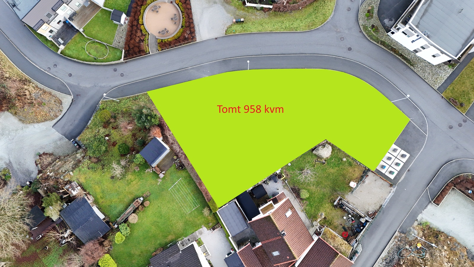 Delfelt BBB31, tomtestørrelse 958 kvm Galleribilde