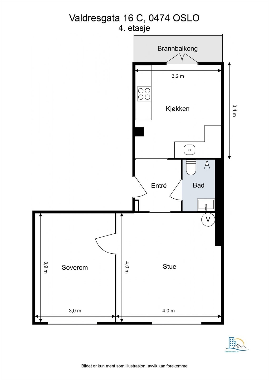 Plantegning Galleribilde