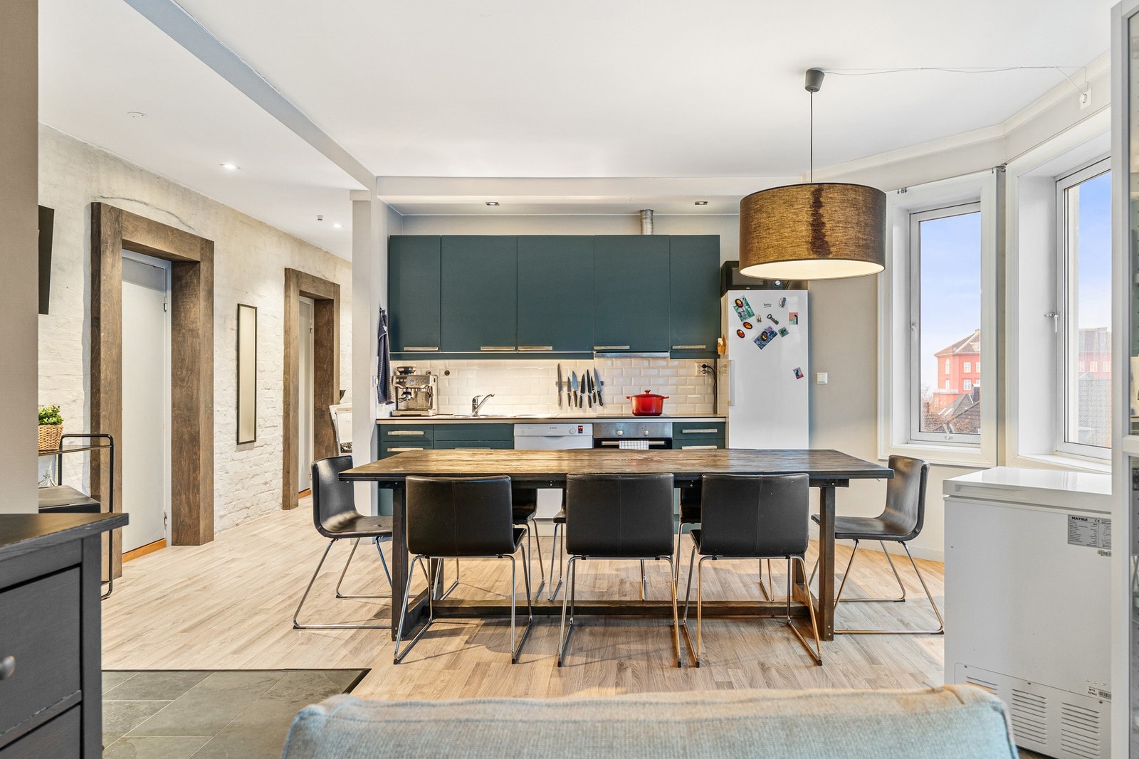 Stilfullt kjøkken som ble pusset opp i 2012. Galleribilde