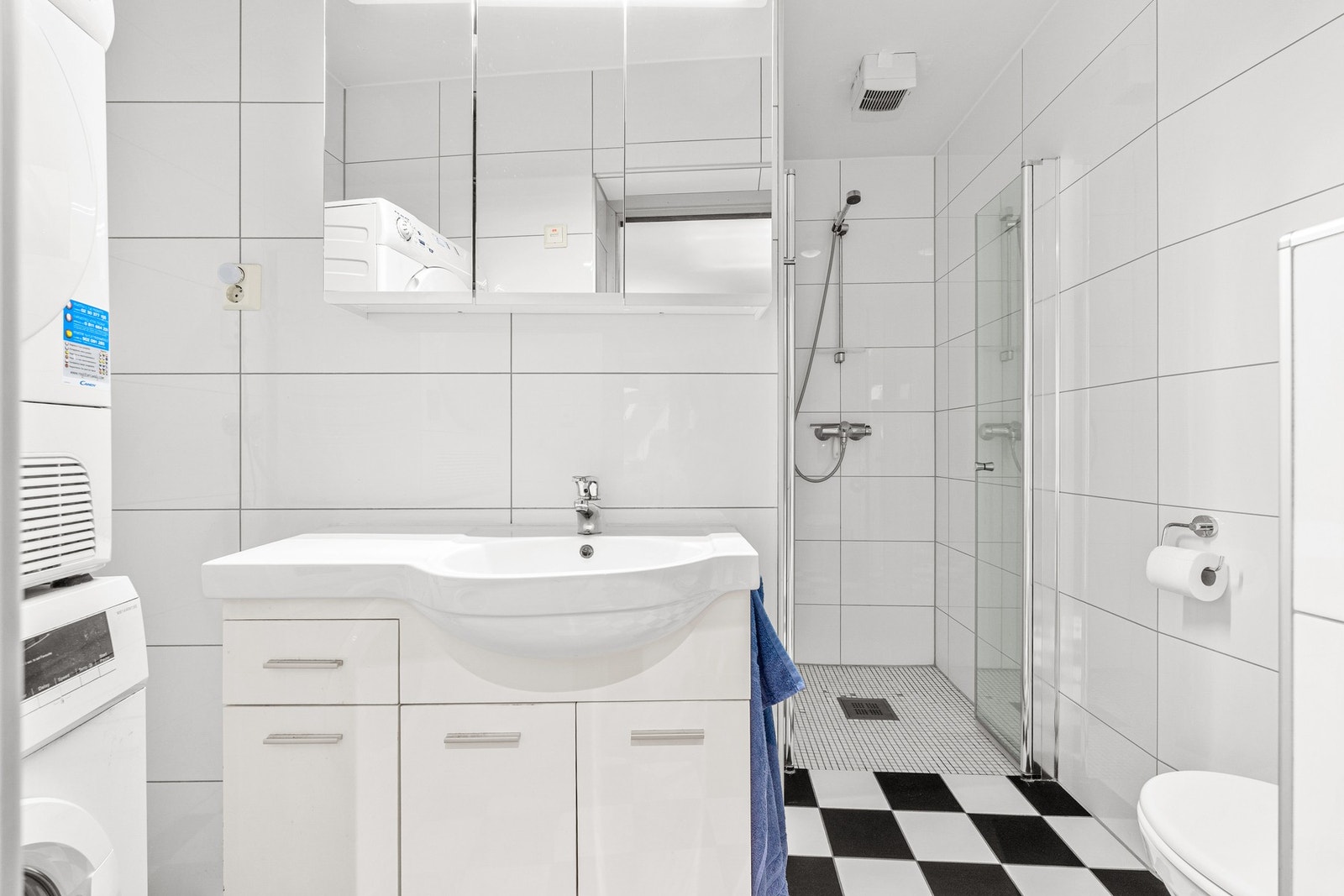 Det andre baderommet er på 4 kvadratmeter. Galleribilde