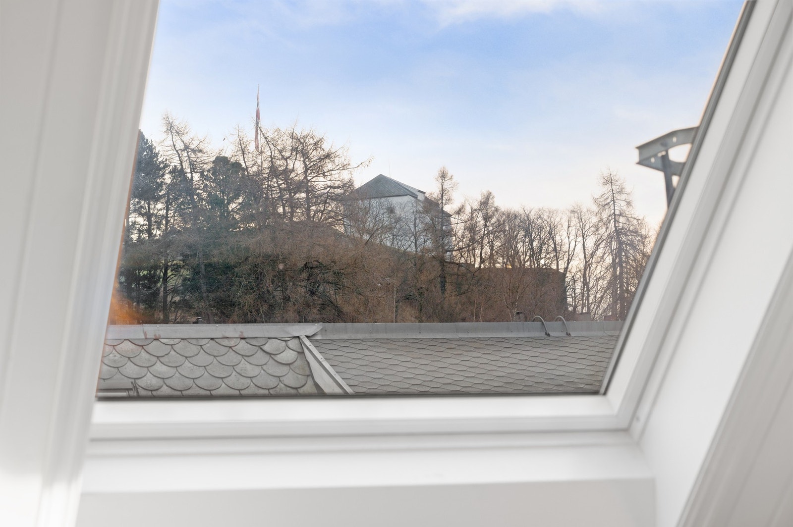 Utsikt mot Kristiansten Festning. Galleribilde