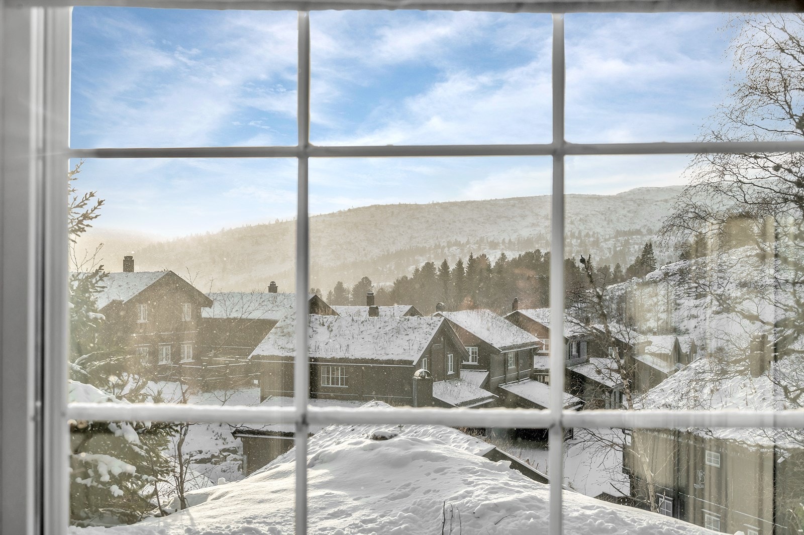 Nydelig utsikt fra stuen. Galleribilde