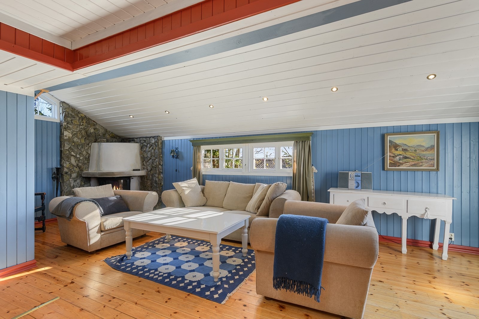 Innfelte downlights i himling Galleribilde