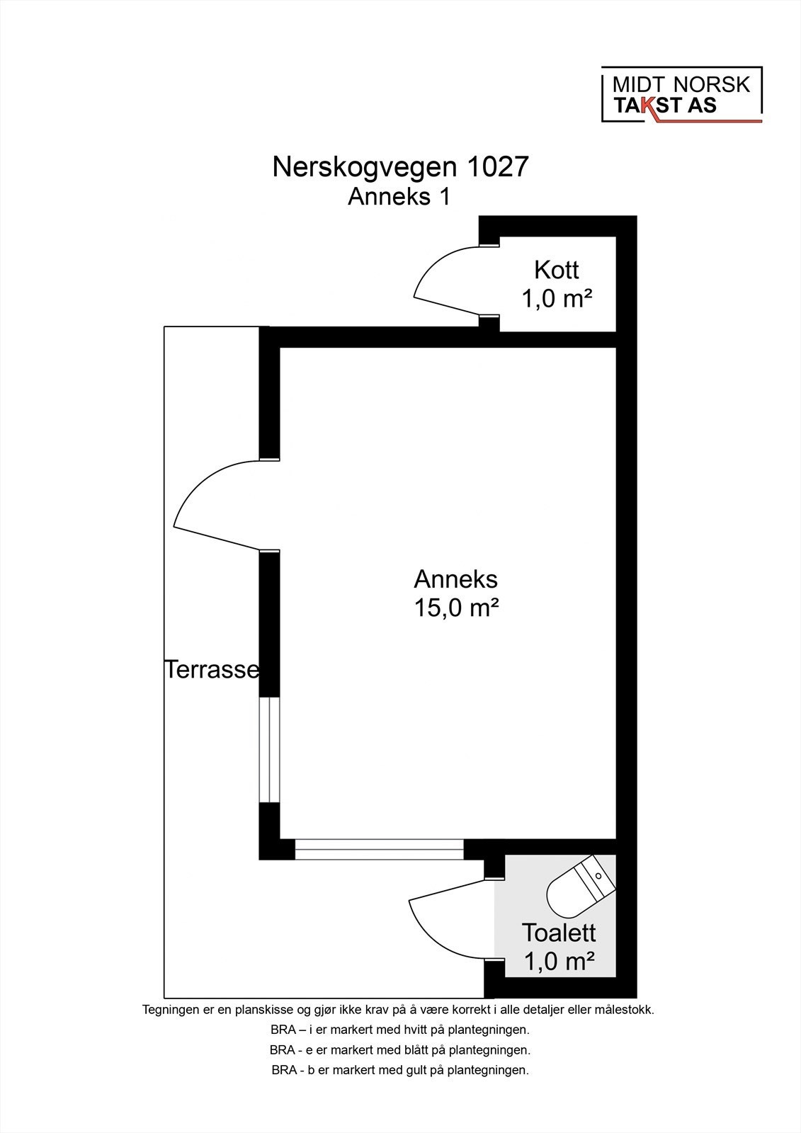 Planskisse anneks Galleribilde