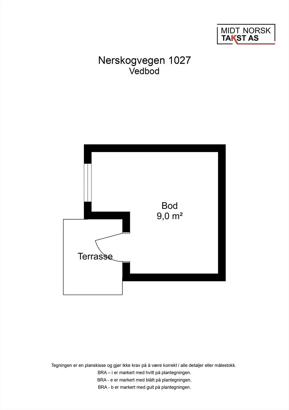 Planskisse vedbod Galleribilde