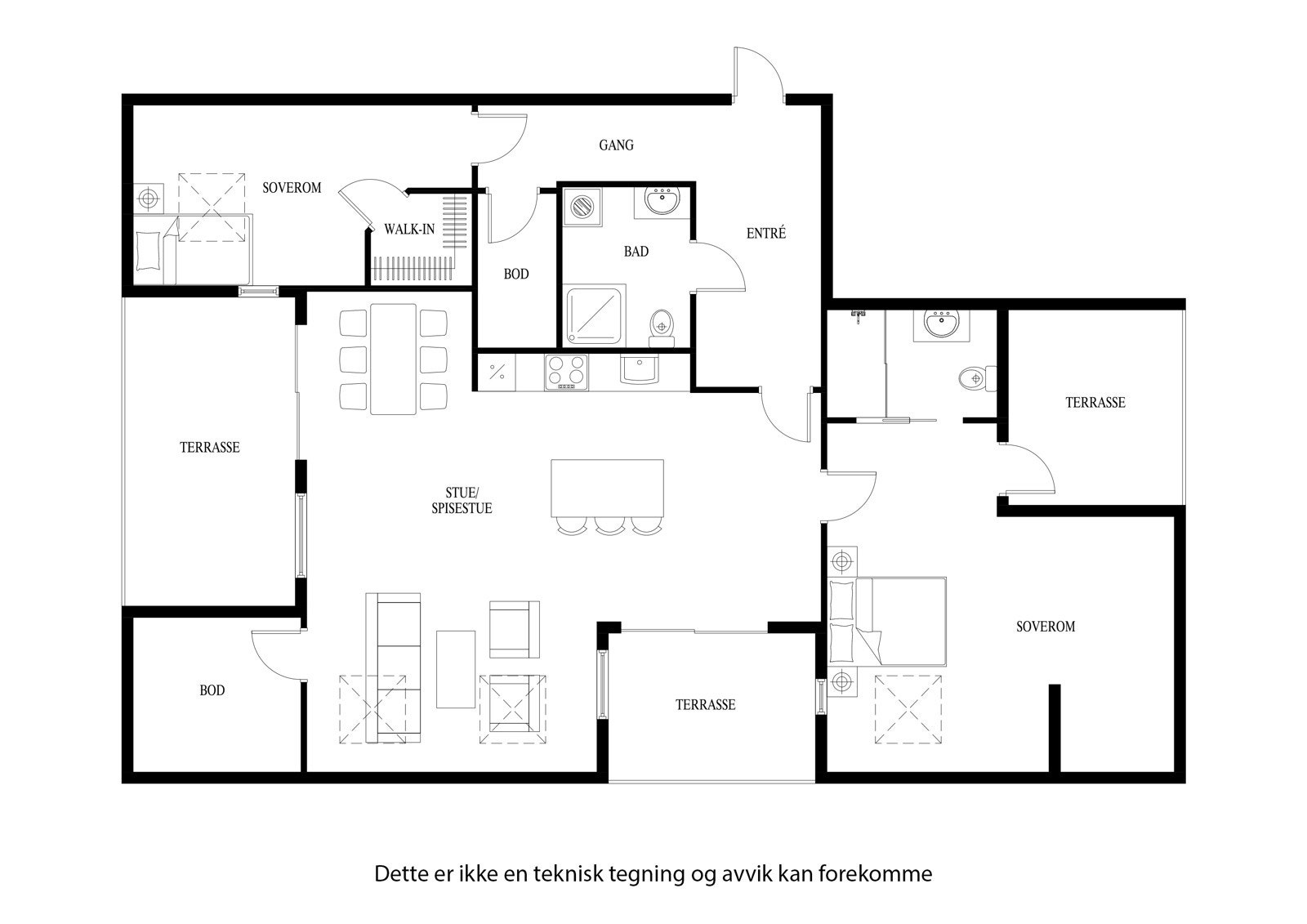 Plantegning Galleribilde