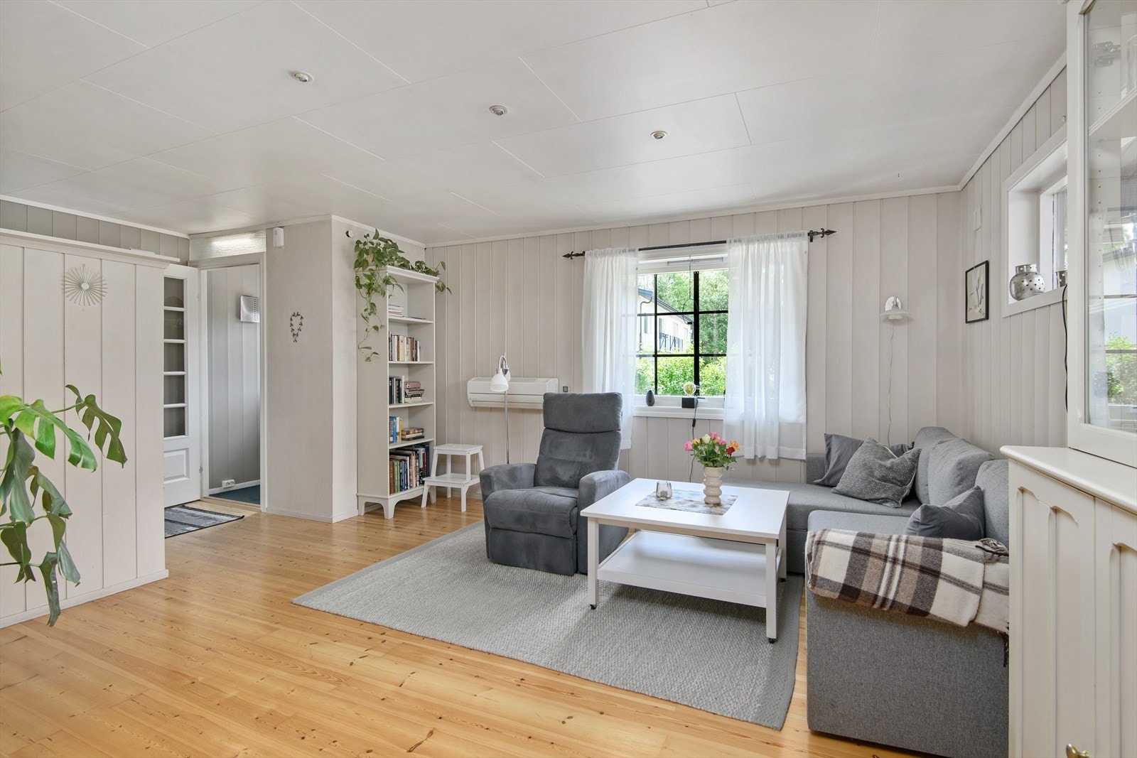 Her er det plass til større sittegruppe, samt at det er innsatt varmepumpe Galleribilde