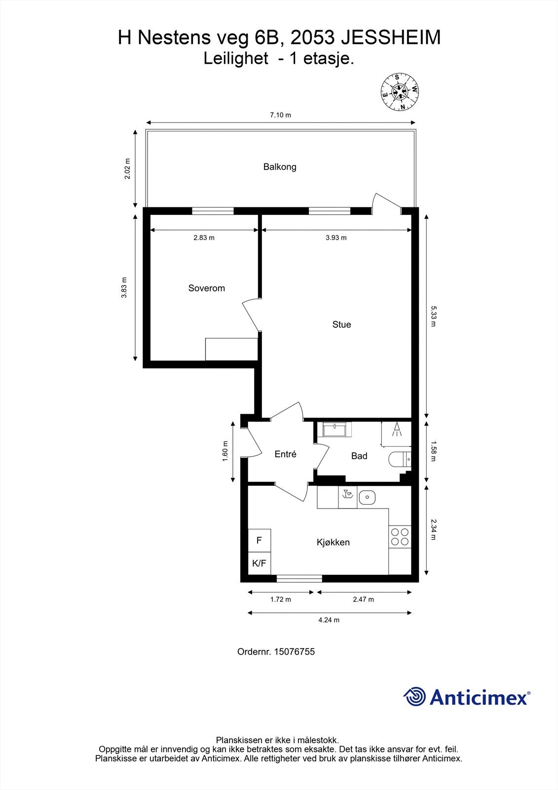 Plantegning Galleribilde
