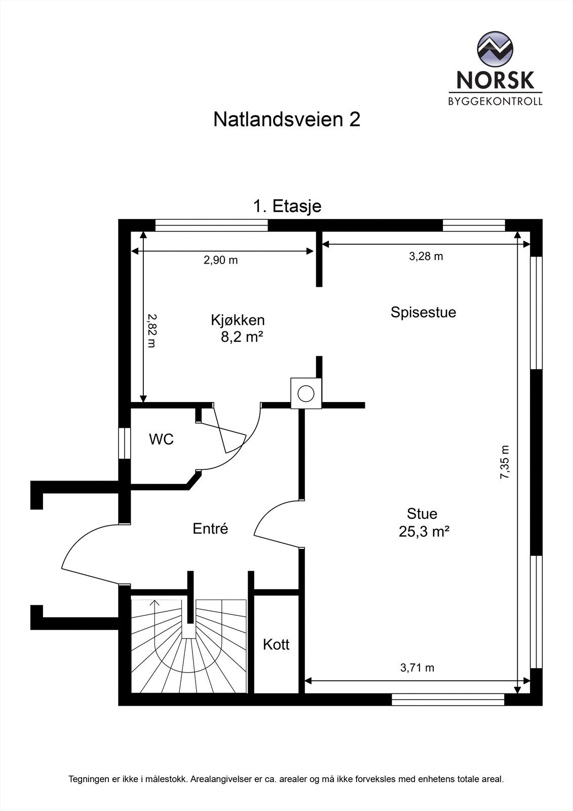 Plantegning - 1. Etasje. Galleribilde