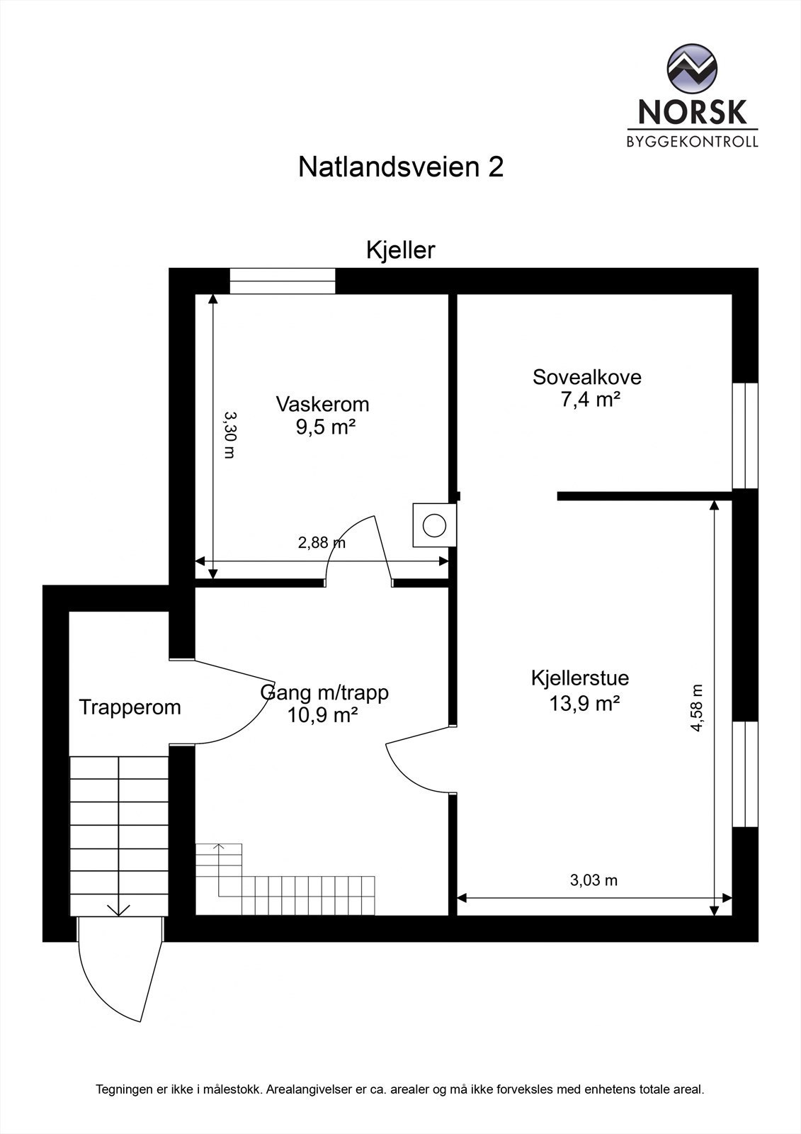 Plantegning - Kjeller. Galleribilde