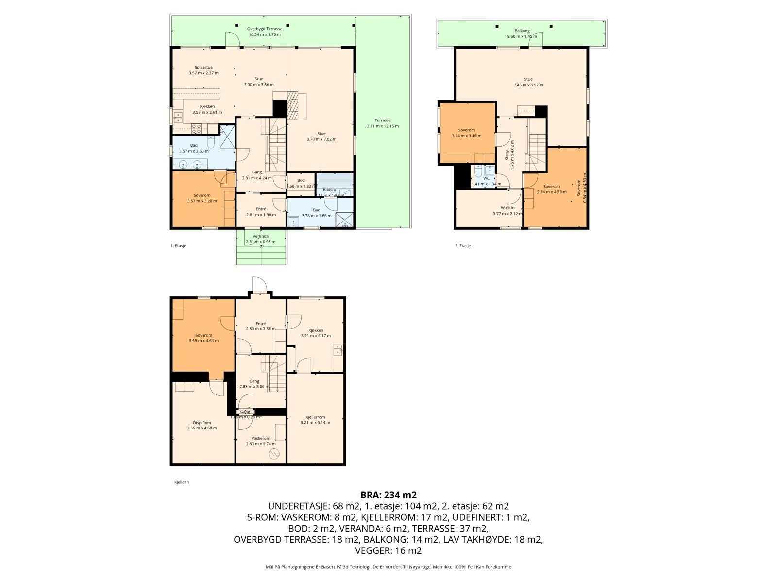 Plantegninger Rollagvegen 234 Galleribilde
