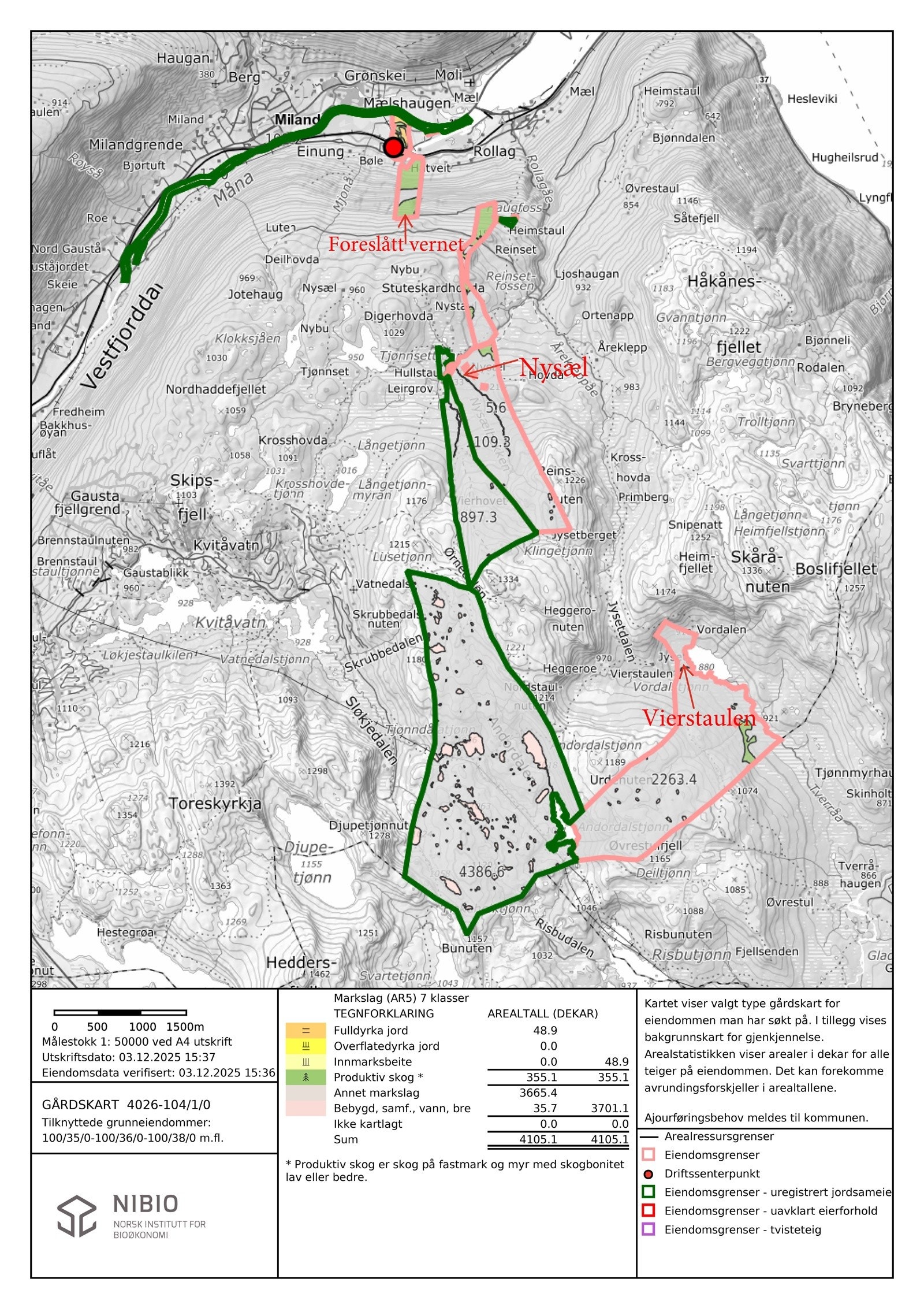 Gårdskart Rollag Øvre Galleribilde