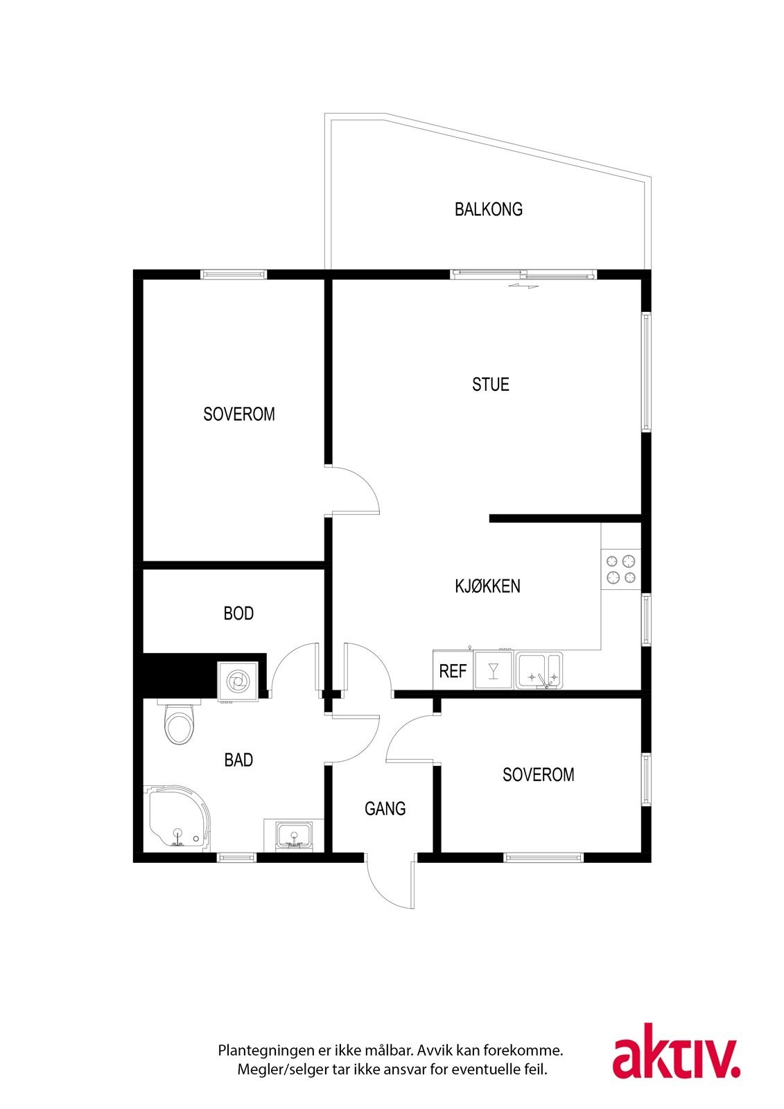 Plantegning. Galleribilde