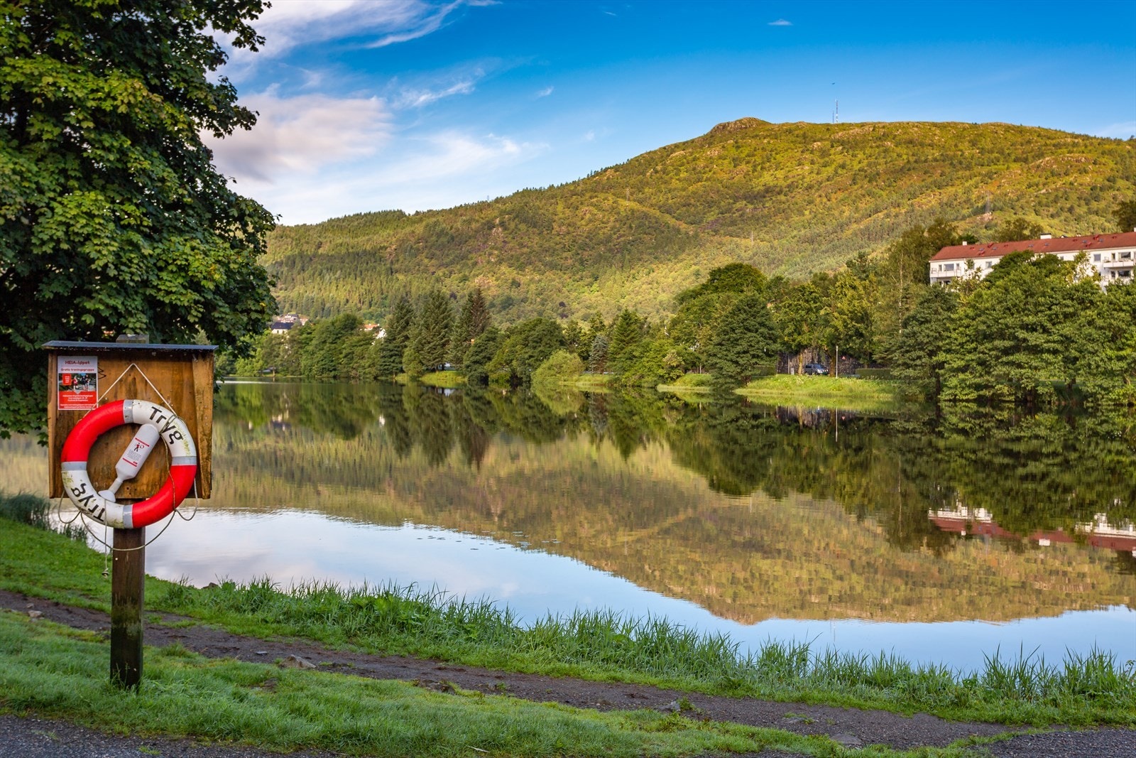 Det er også kort vei til fine turområder rundt Tveitevannet Galleribilde