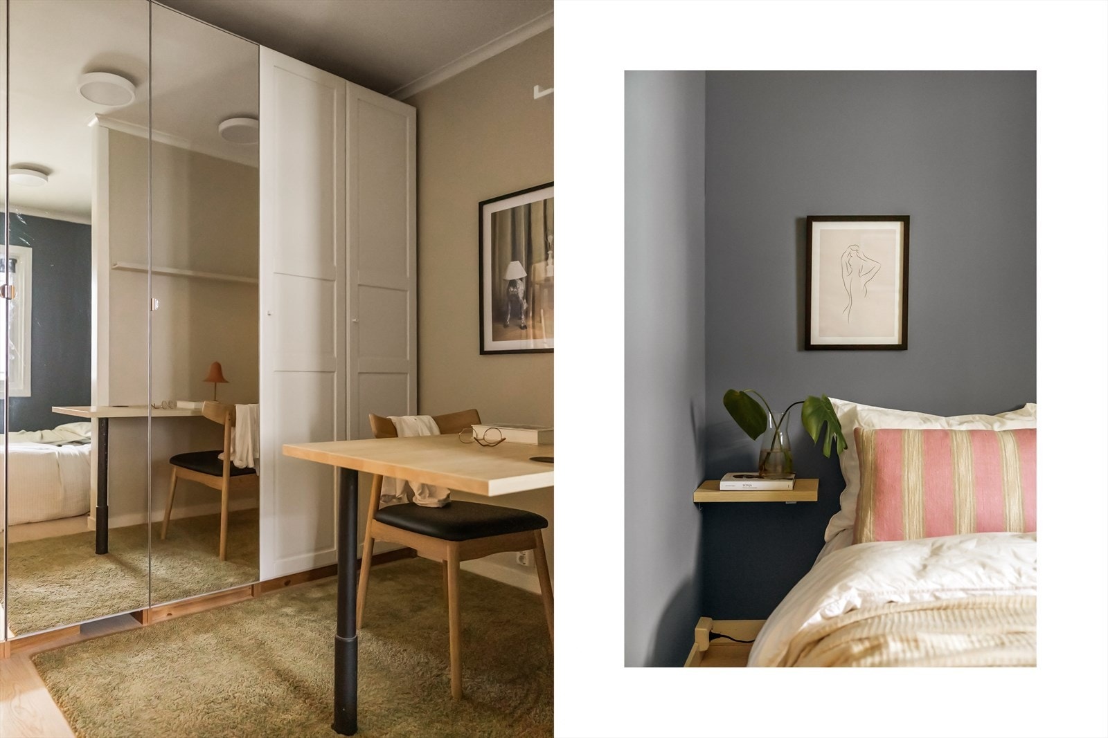 Soverommet har god størrelse og gir deg mange muligheter til å innrede slik du vil Galleribilde