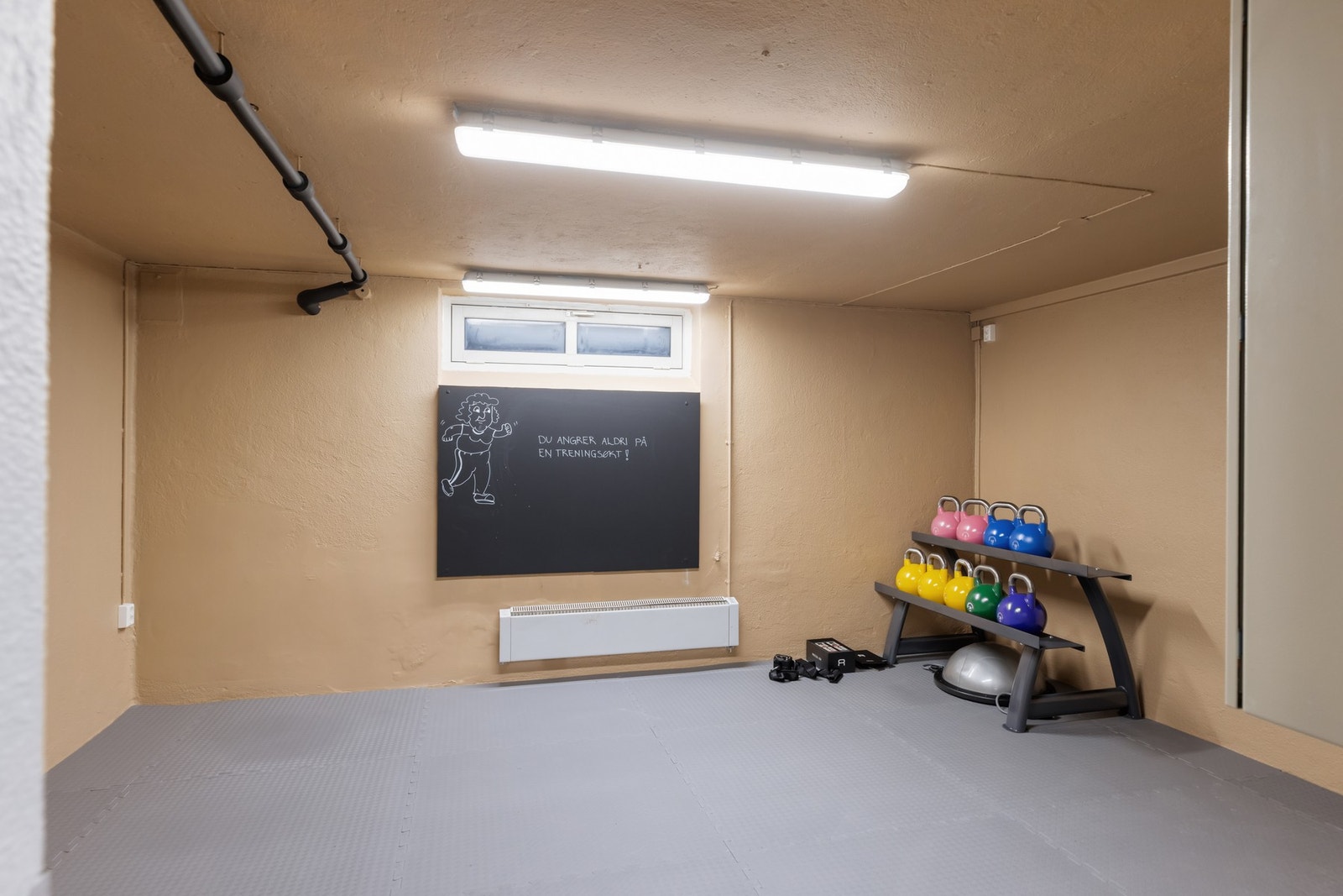 Myrer Borettslag treningsrom. Galleribilde