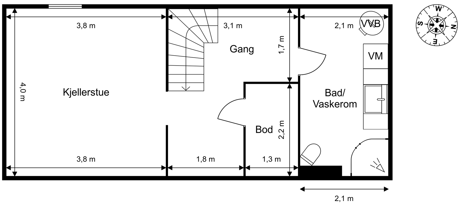 Kjelleretasje Galleribilde