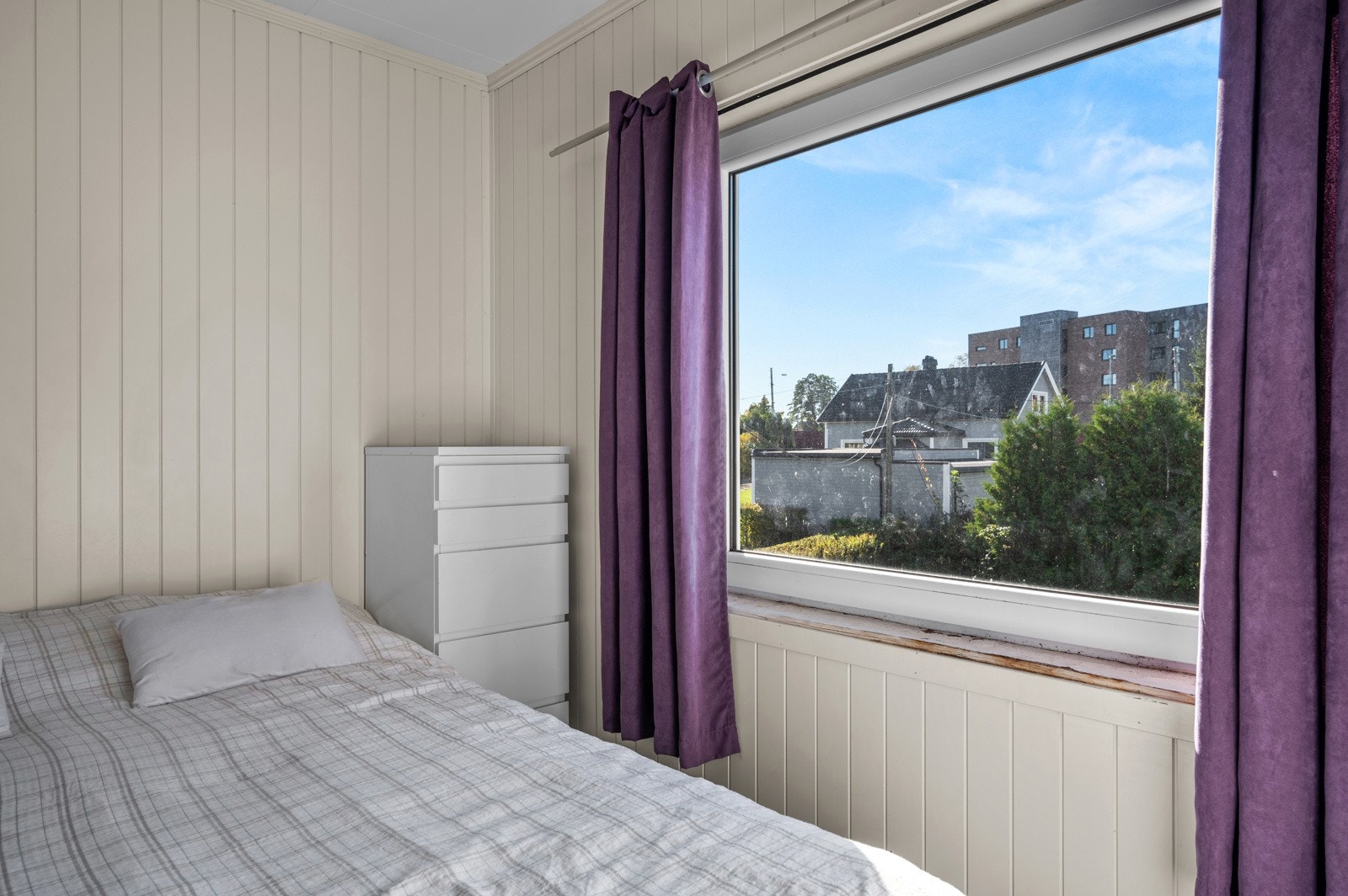 Soverommet kan innredes med seng og nattbord. Galleribilde