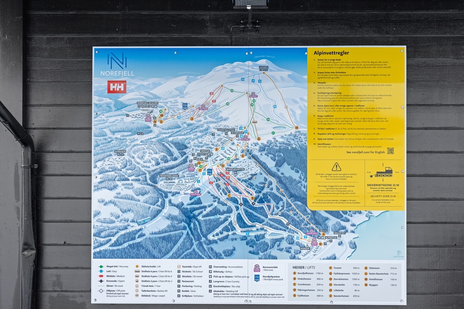 Her finner du hele 30 nedfarter og 15 heiser - noe for alle aldre og ferdighetsnivåer Galleribilde