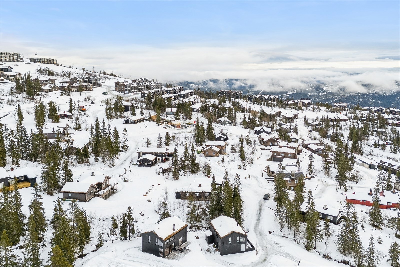 Om vinteren forvandles området til et eldorado for skientusiaster Galleribilde