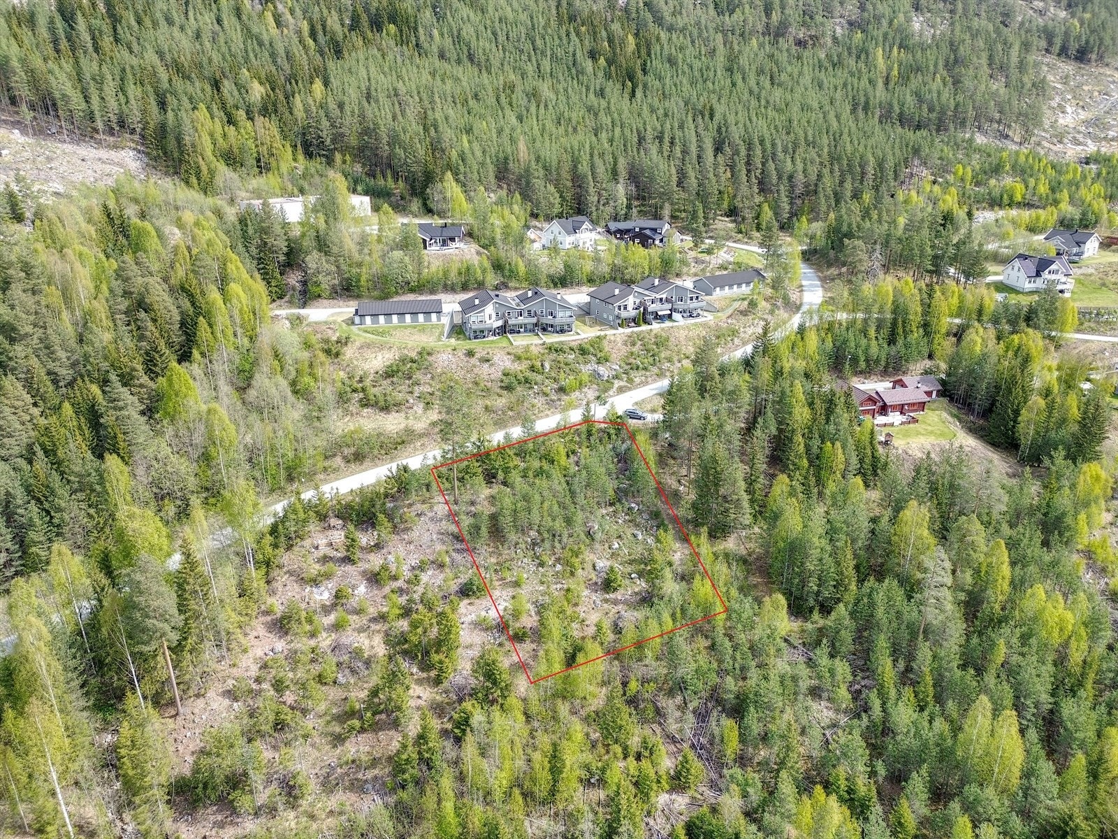 Omtrentlig tomtegrense Galleribilde