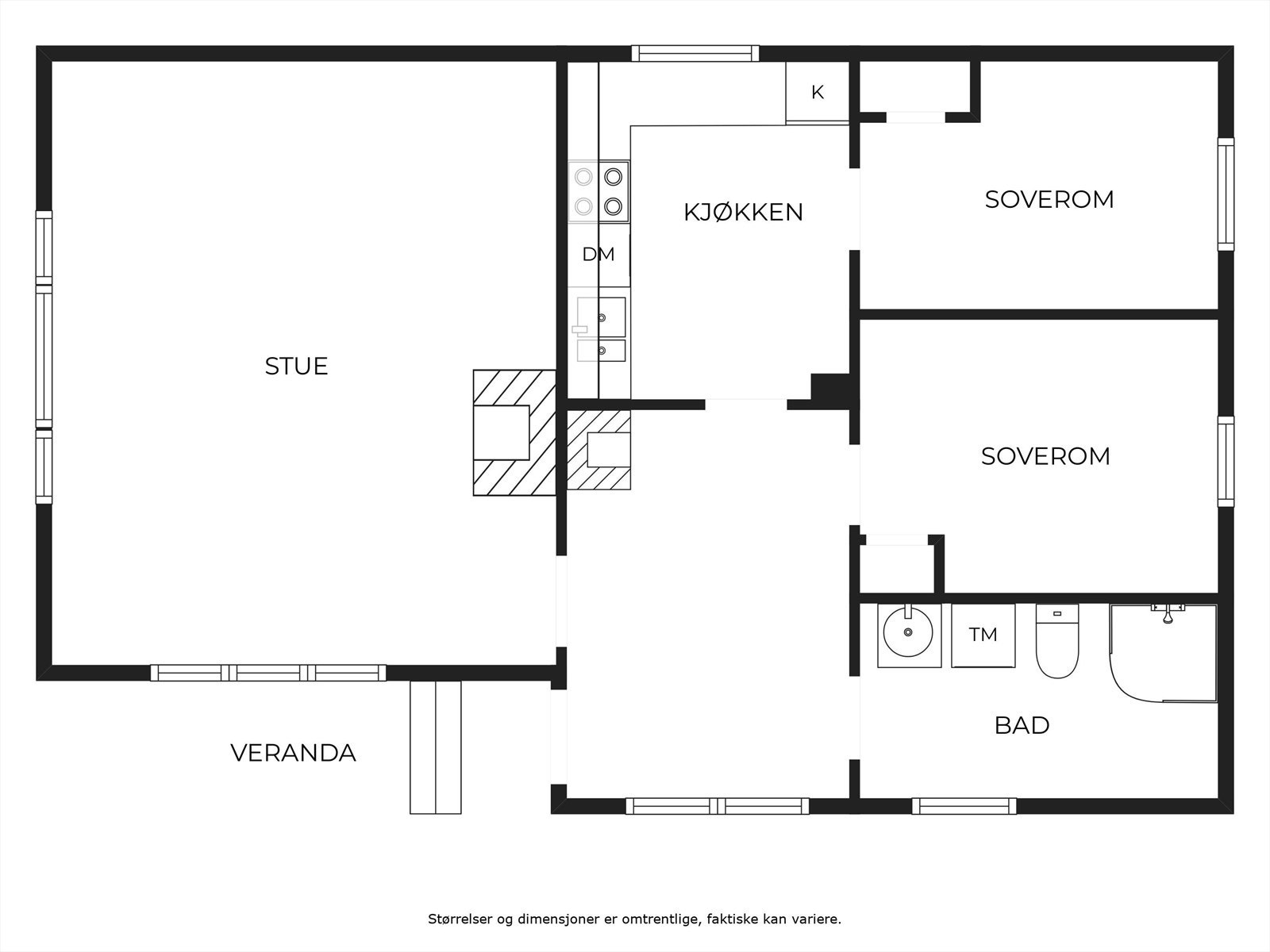 Plantegning Galleribilde