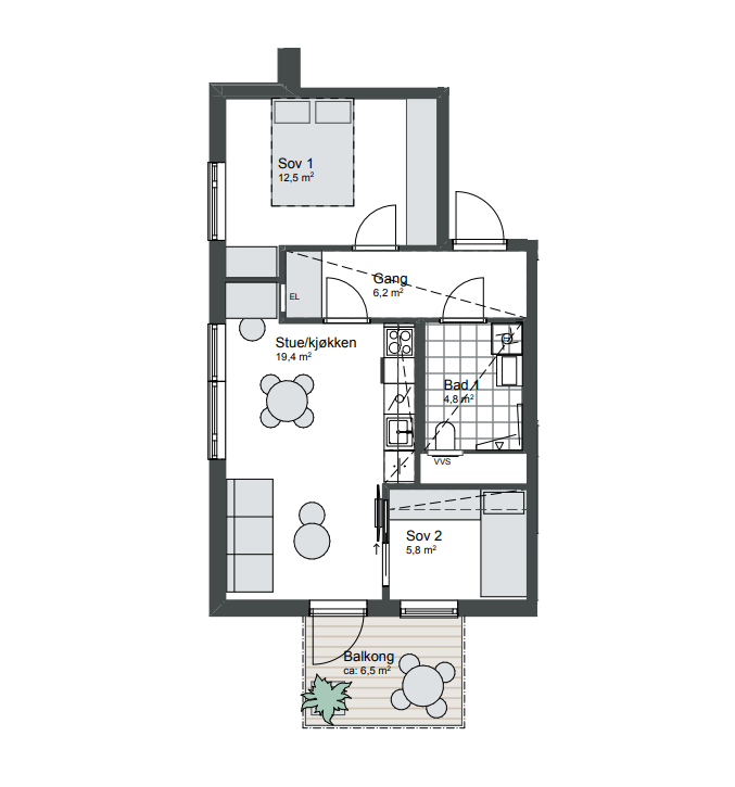 Planløsning Galleribilde