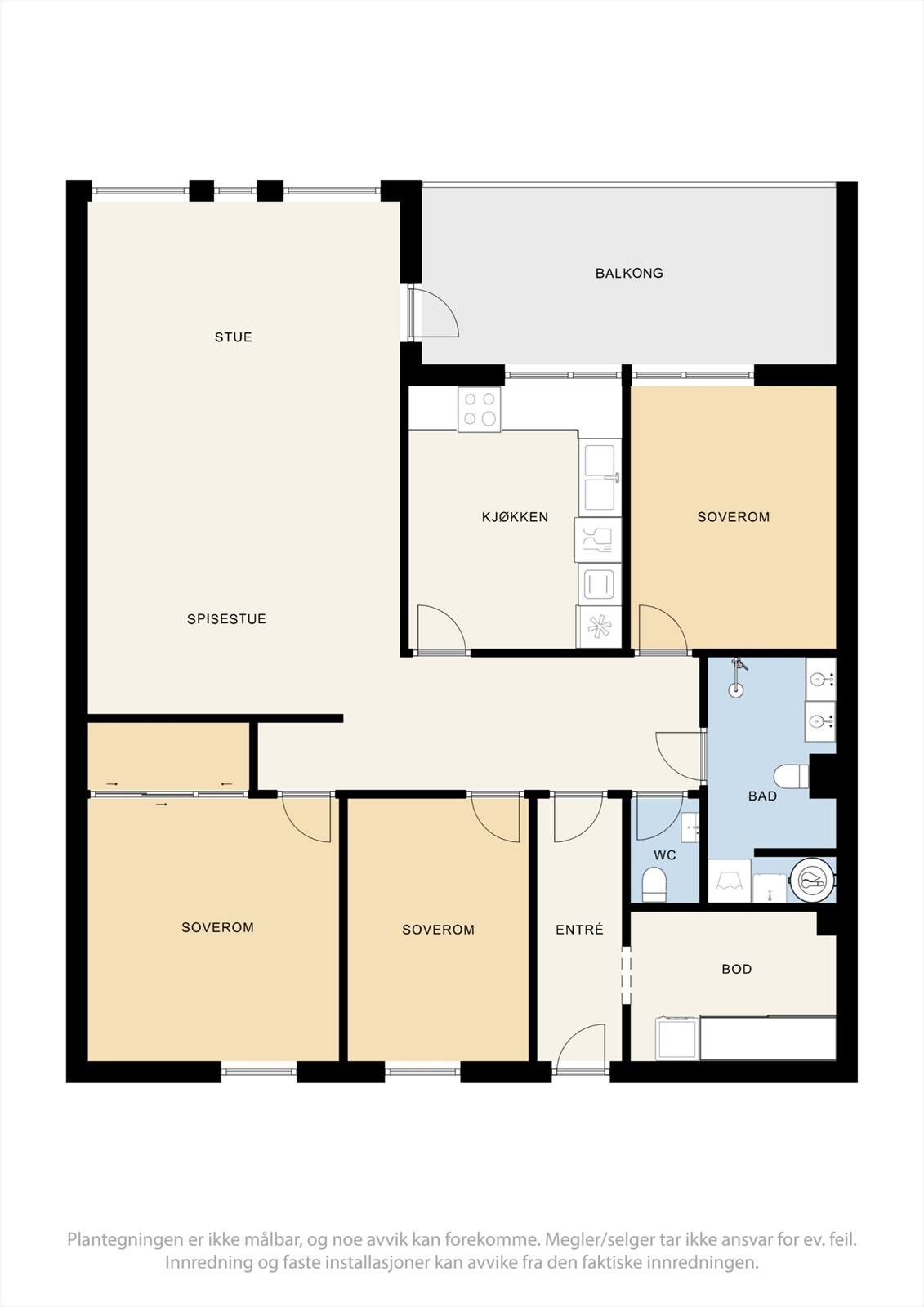 Plantegning Galleribilde