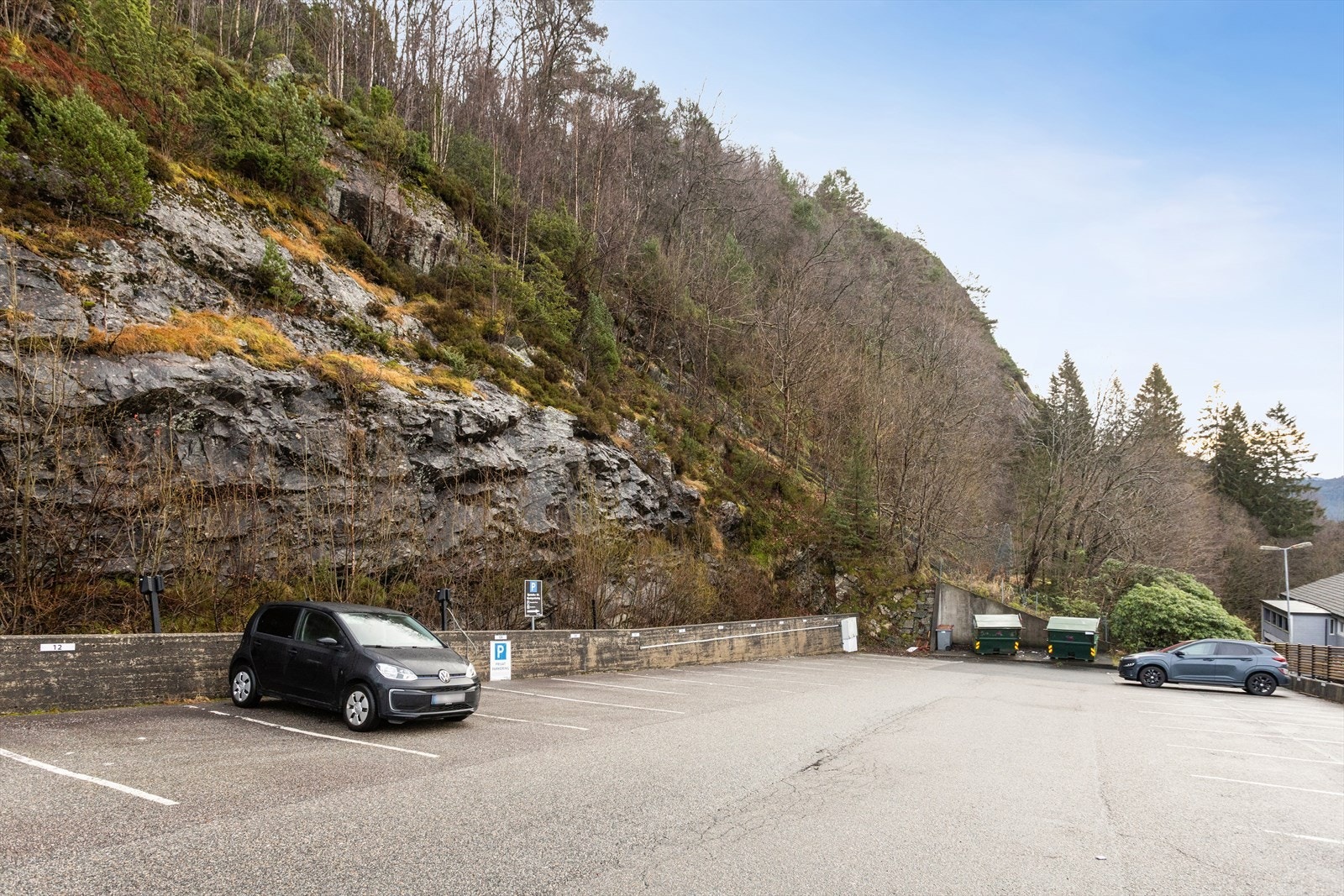 Det er og godt med gjesteparkering på plassen Galleribilde