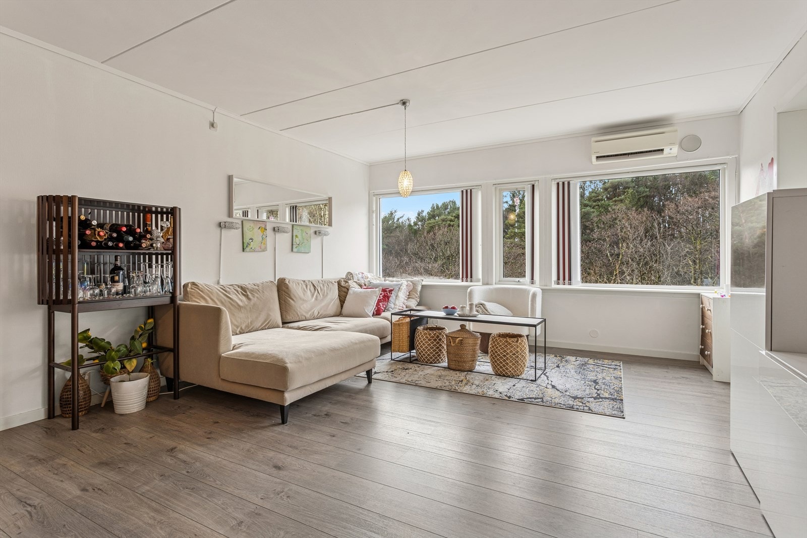 Leiligheten gir deg inntrykket av at du lett kan trives og finne roen Galleribilde