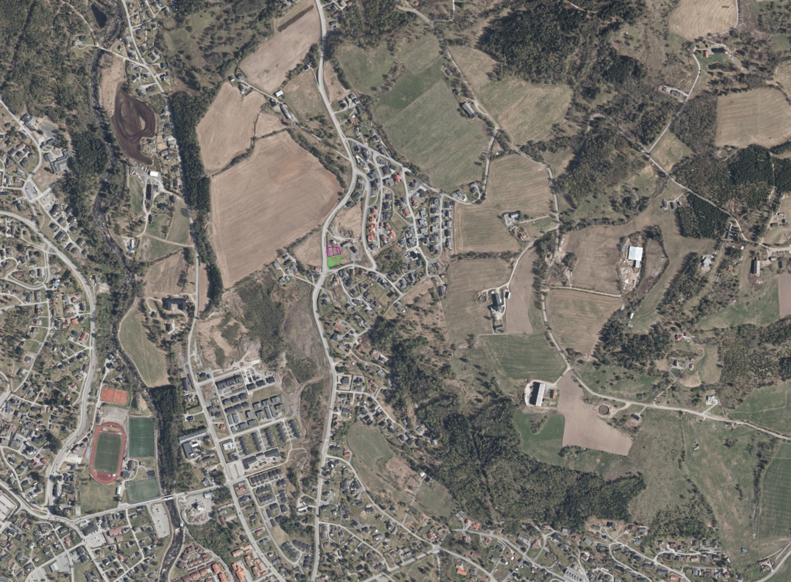 Illustrert tomtefordeling